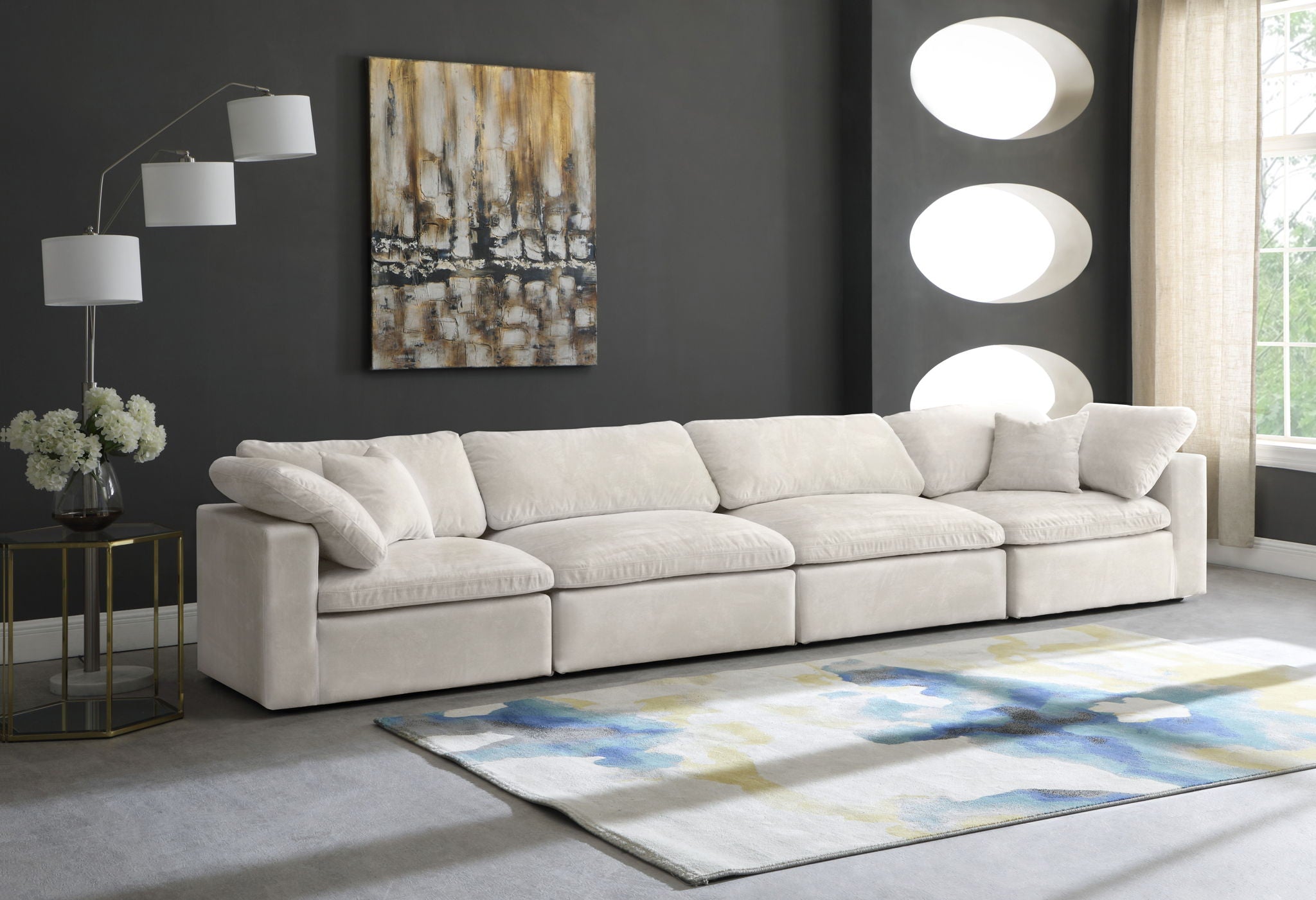 Cozy - Modular 4 Seat Sofa - Urban Living Furniture (Los Angeles, CA)