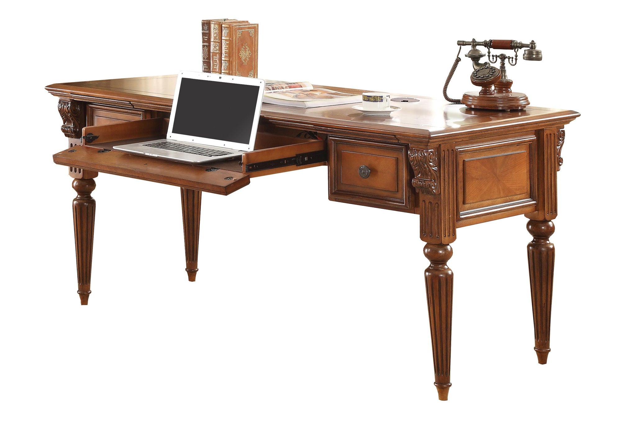 Huntington - Writing Desk - Antique Vintage Pecan - Urban Living Furniture (Los Angeles, CA)
