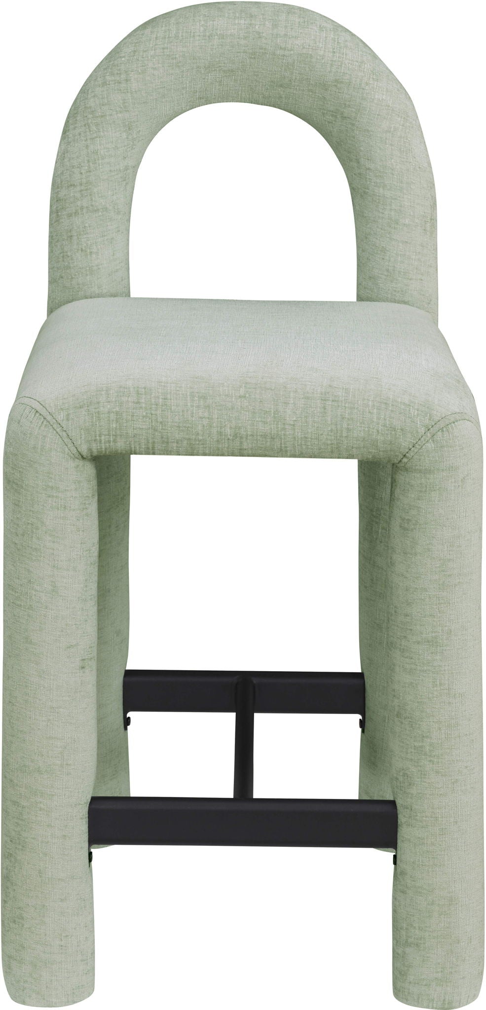 Amari - Chenille Fabric Stool - Urban Living Furniture (Los Angeles, CA)