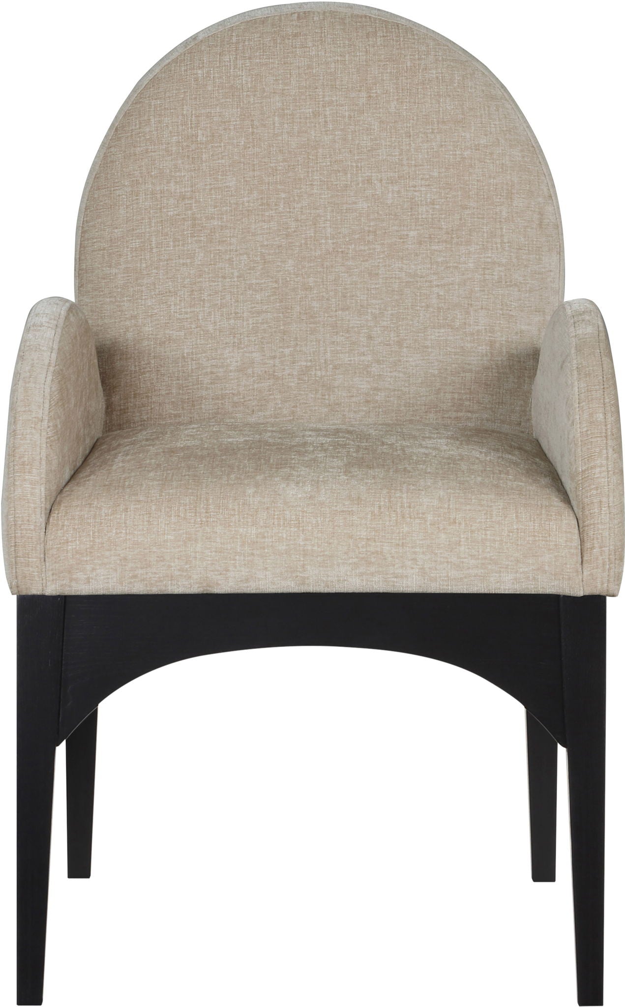 Waldorf - Chenille Dining Arm Chair With Black Legs - Urban Living Furniture (Los Angeles, CA)