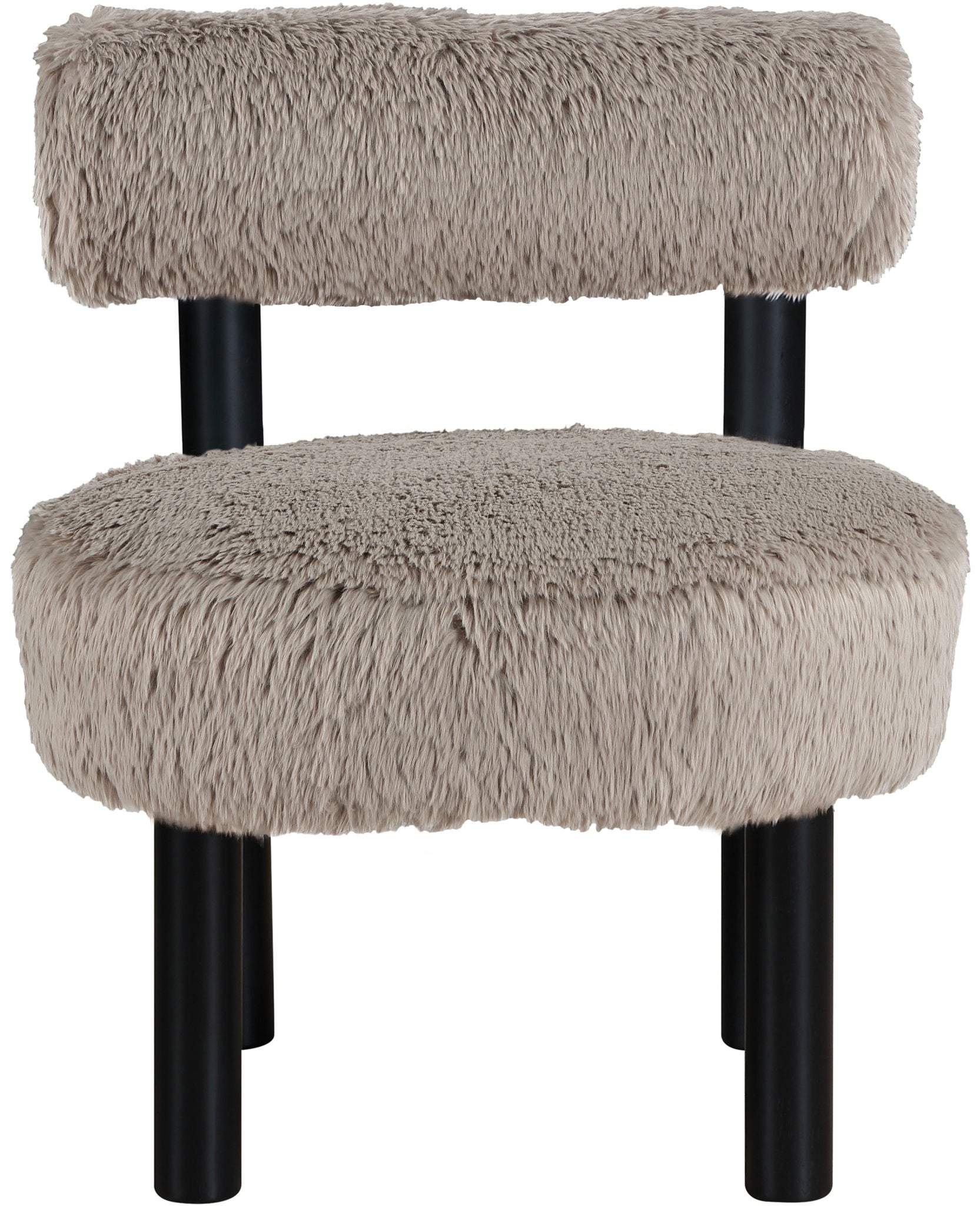 Ambre - Vegan Shearling Fabric Upholstered Accent Chair - Urban Living Furniture (Los Angeles, CA)