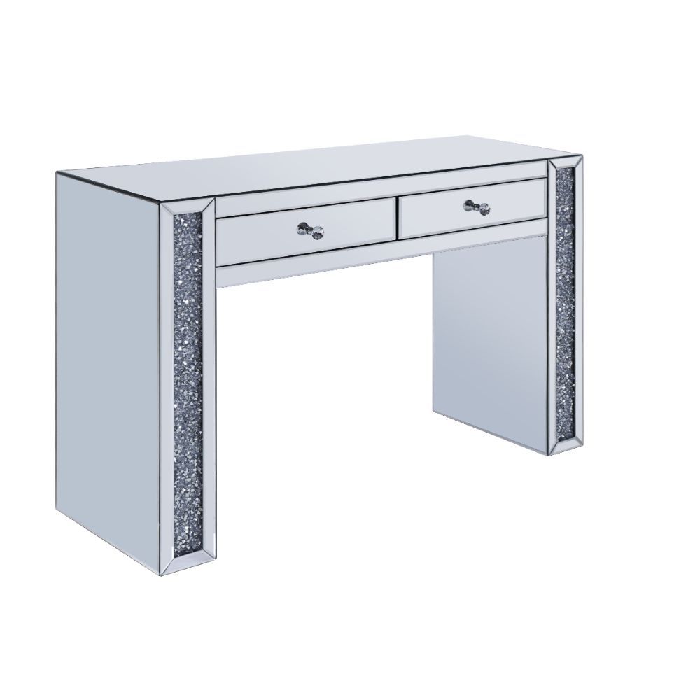 Noralie - Vanity Desk - Faux Diamonds & Mirrored - Urban Living Furniture (Los Angeles, CA)
