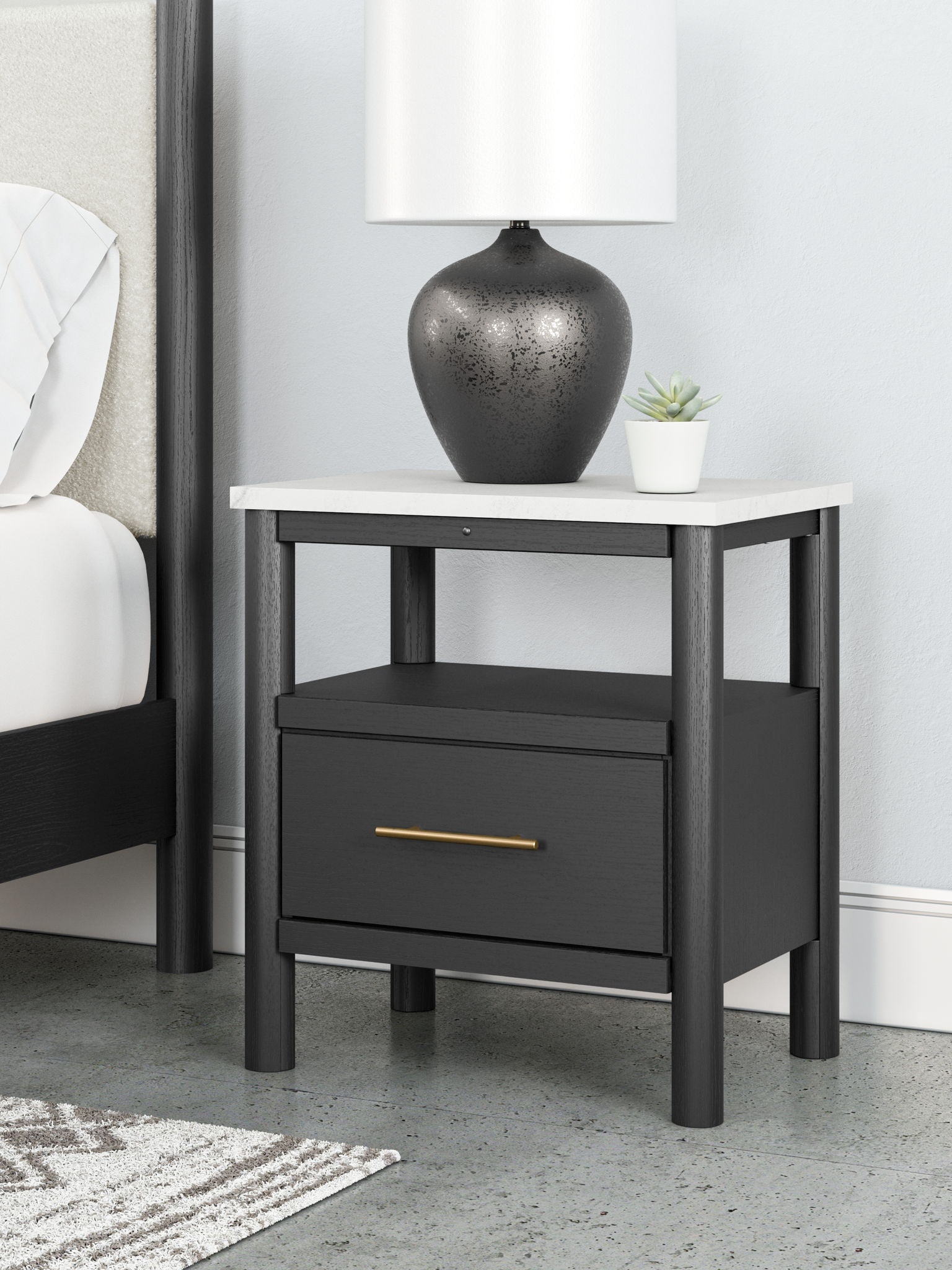Cadmori - One Drawer Night Stand - Urban Living Furniture (Los Angeles, CA)