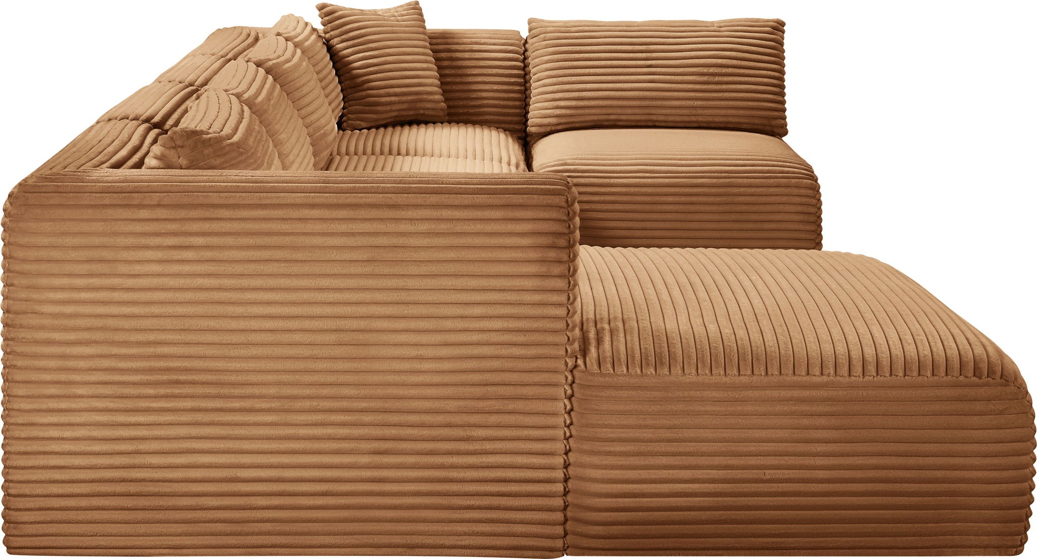 Shaggy - Fabric 5 Piece Modular U-Shaped Sectional - Urban Living Furniture (Los Angeles, CA)