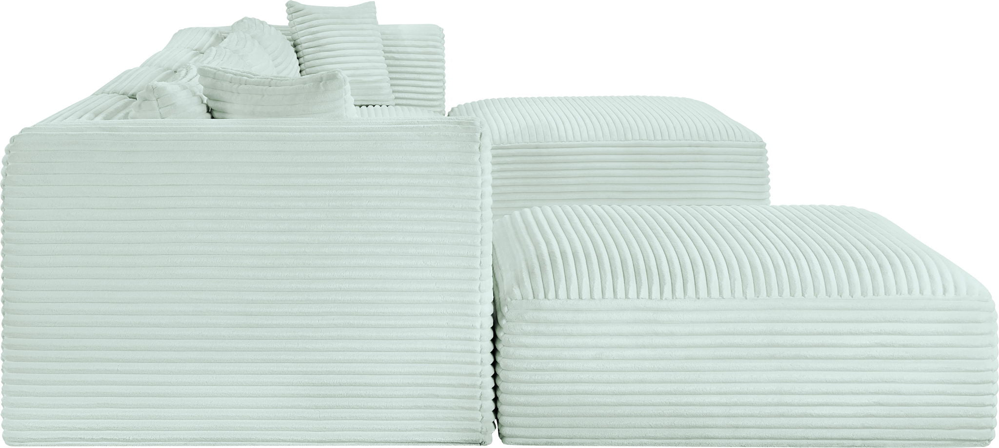 Shaggy - 6 Piece Modular Sectional With 2 Ottomans - Urban Living Furniture (Los Angeles, CA)