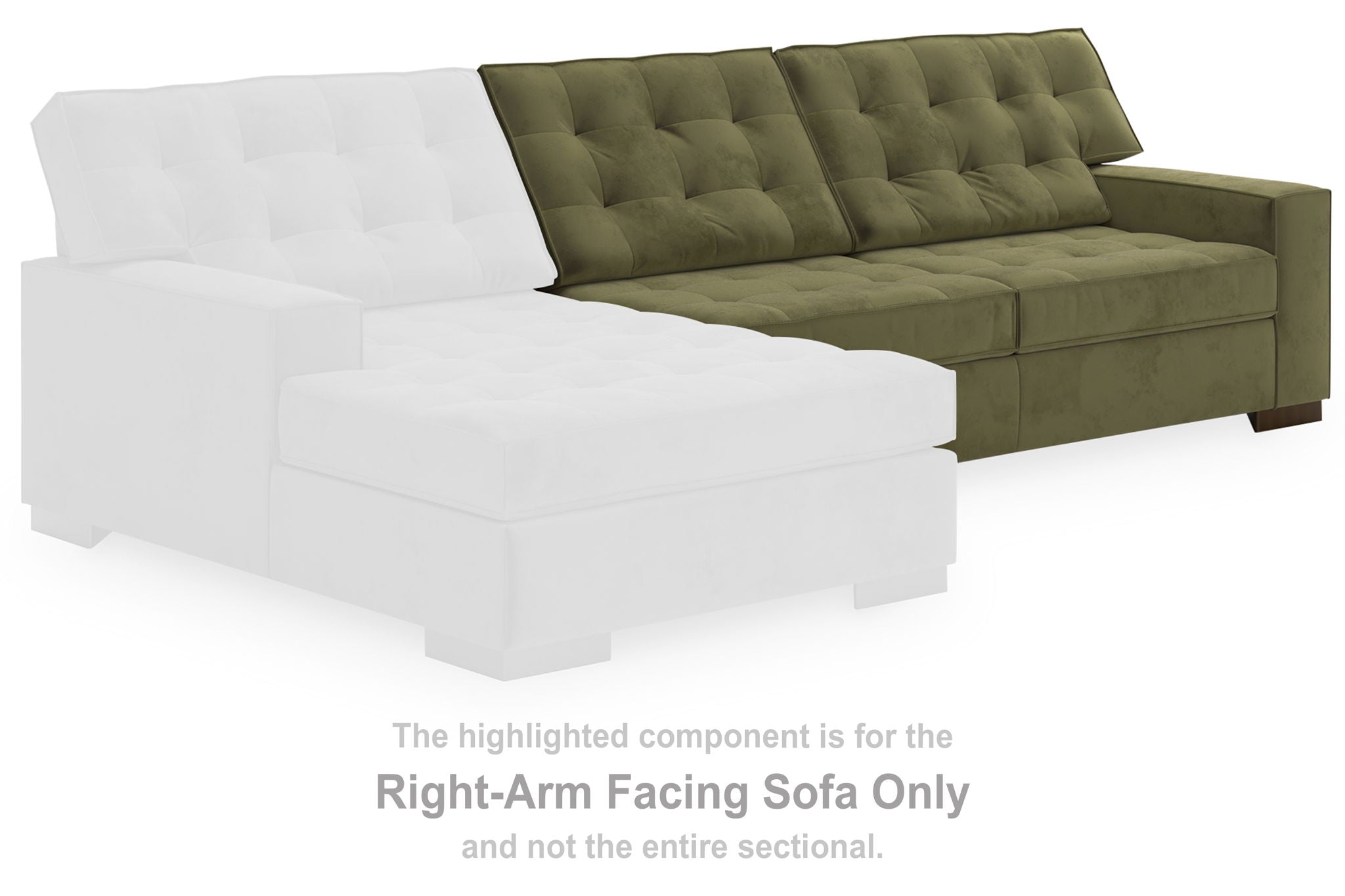 Caspian-Town - Olive - RAF Sofa - Urban Living Furniture (Los Angeles, CA)
