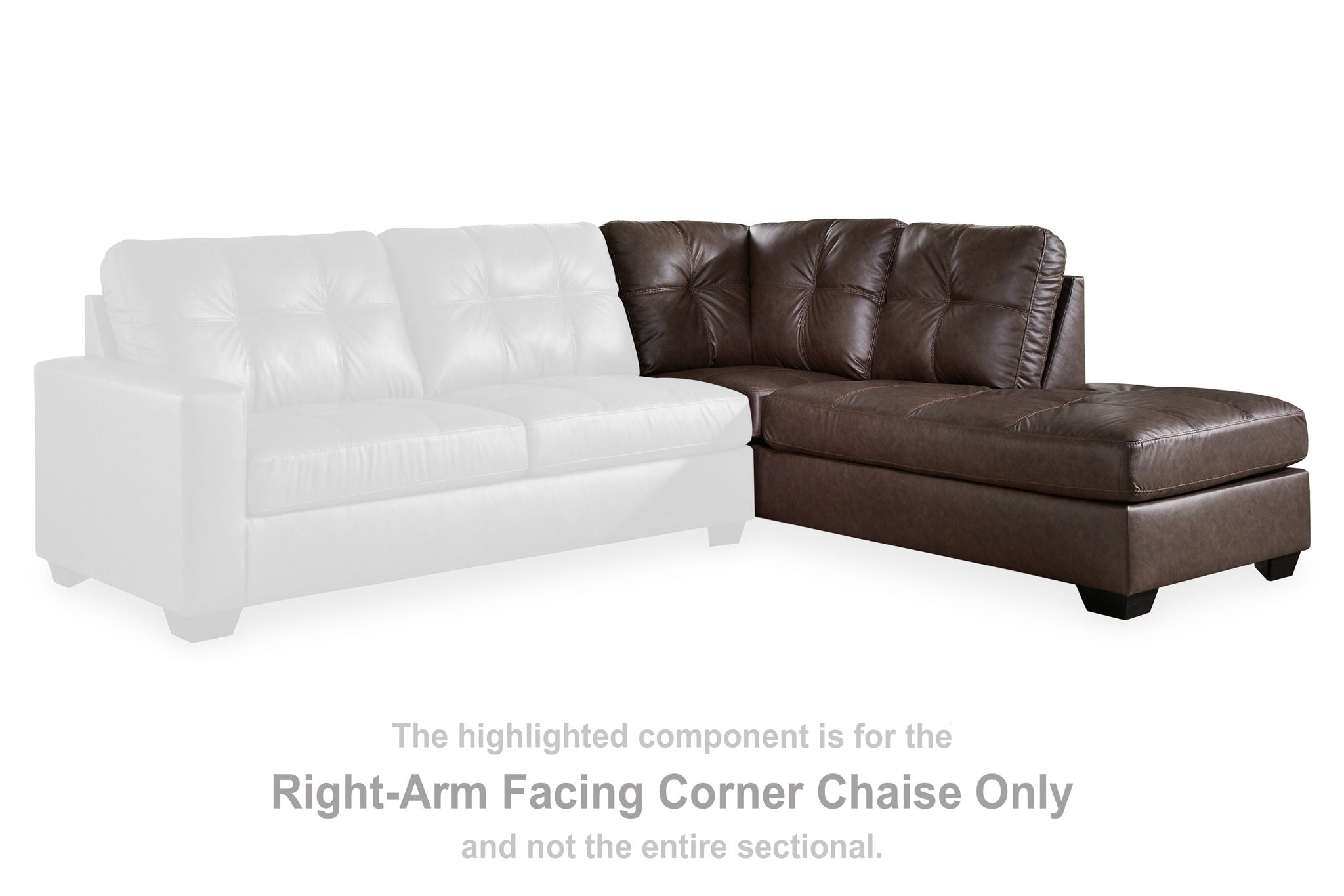 Barlin Mills - Umber - Raf Corner Chaise - Urban Living Furniture (Los Angeles, CA)