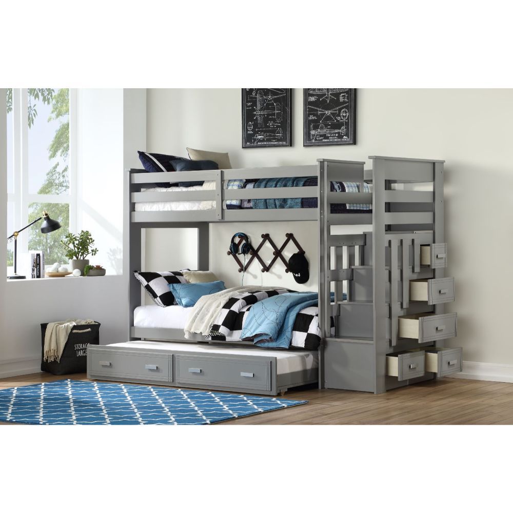Allentown - Bunk Bed w/Storage Ladder & Trundle - Urban Living Furniture (Los Angeles, CA)