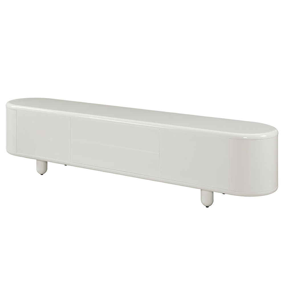 Keely - TV Stand - White High Gloss - Urban Living Furniture (Los Angeles, CA)