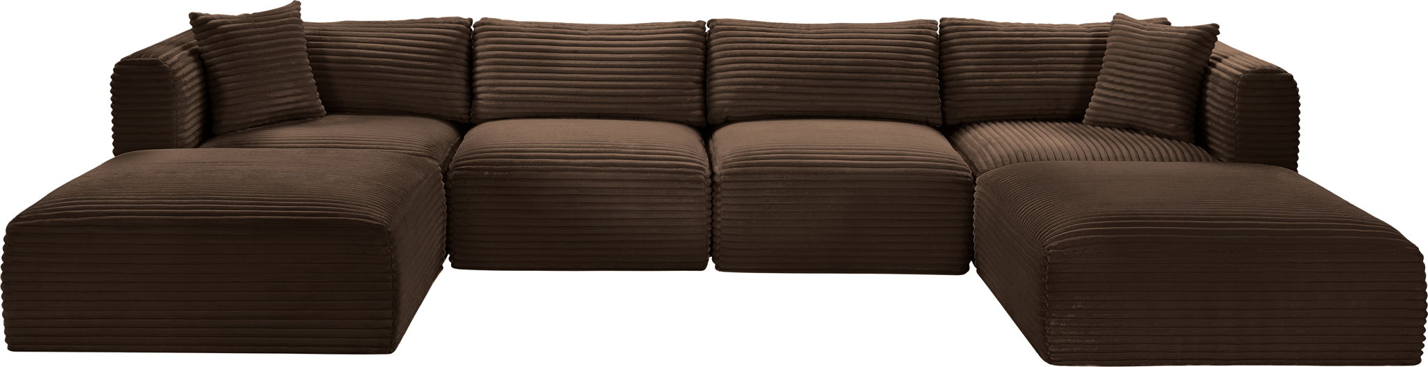 Shaggy - 6 Piece Modular Sectional With 2 Ottomans - Urban Living Furniture (Los Angeles, CA)