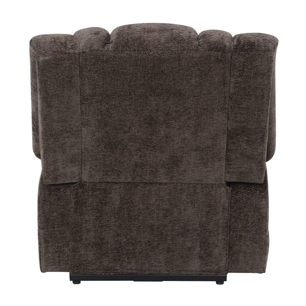 Pacay - Power Recliner With Lift, Heating & Massage - Brown Chenille - Urban Living Furniture (Los Angeles, CA)