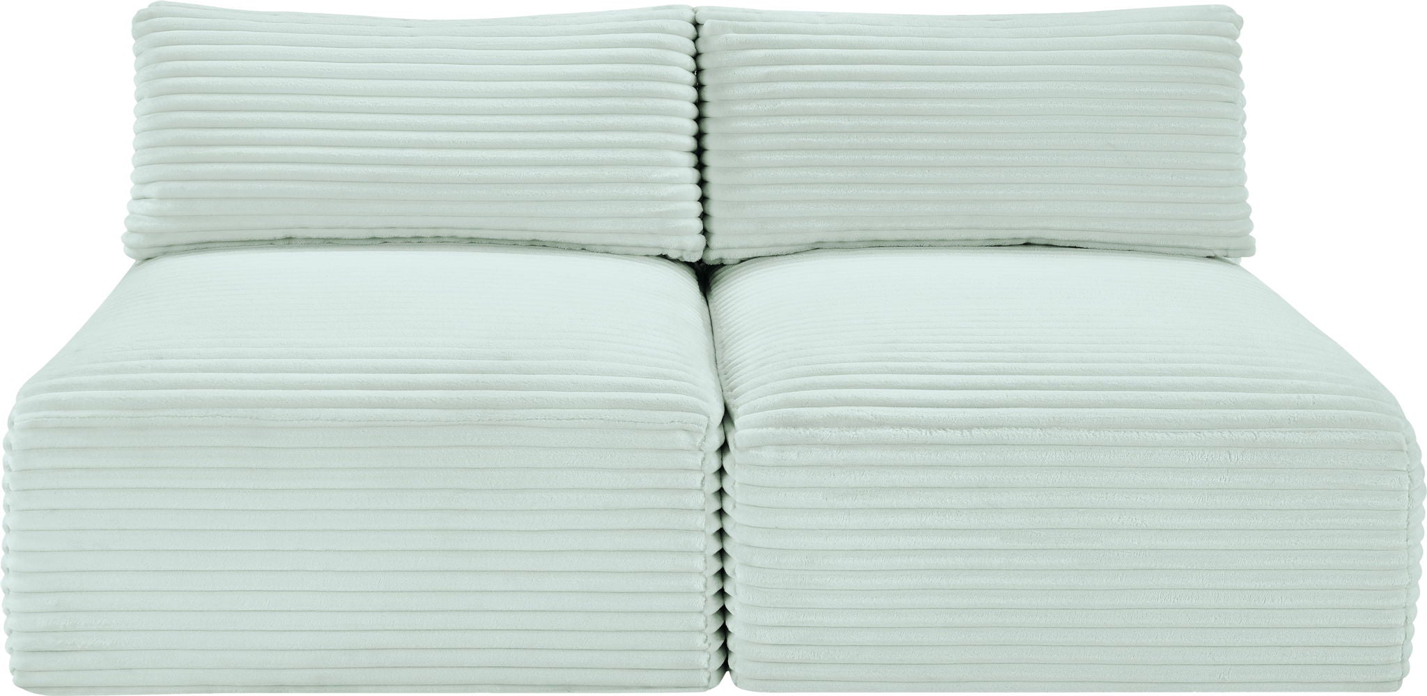 Shaggy - 2 Seat Modular Armless Sofa