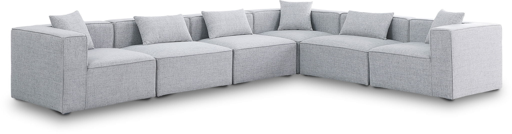 Cube - Linen 6 Piece Modular Corner Sectional - Urban Living Furniture (Los Angeles, CA)