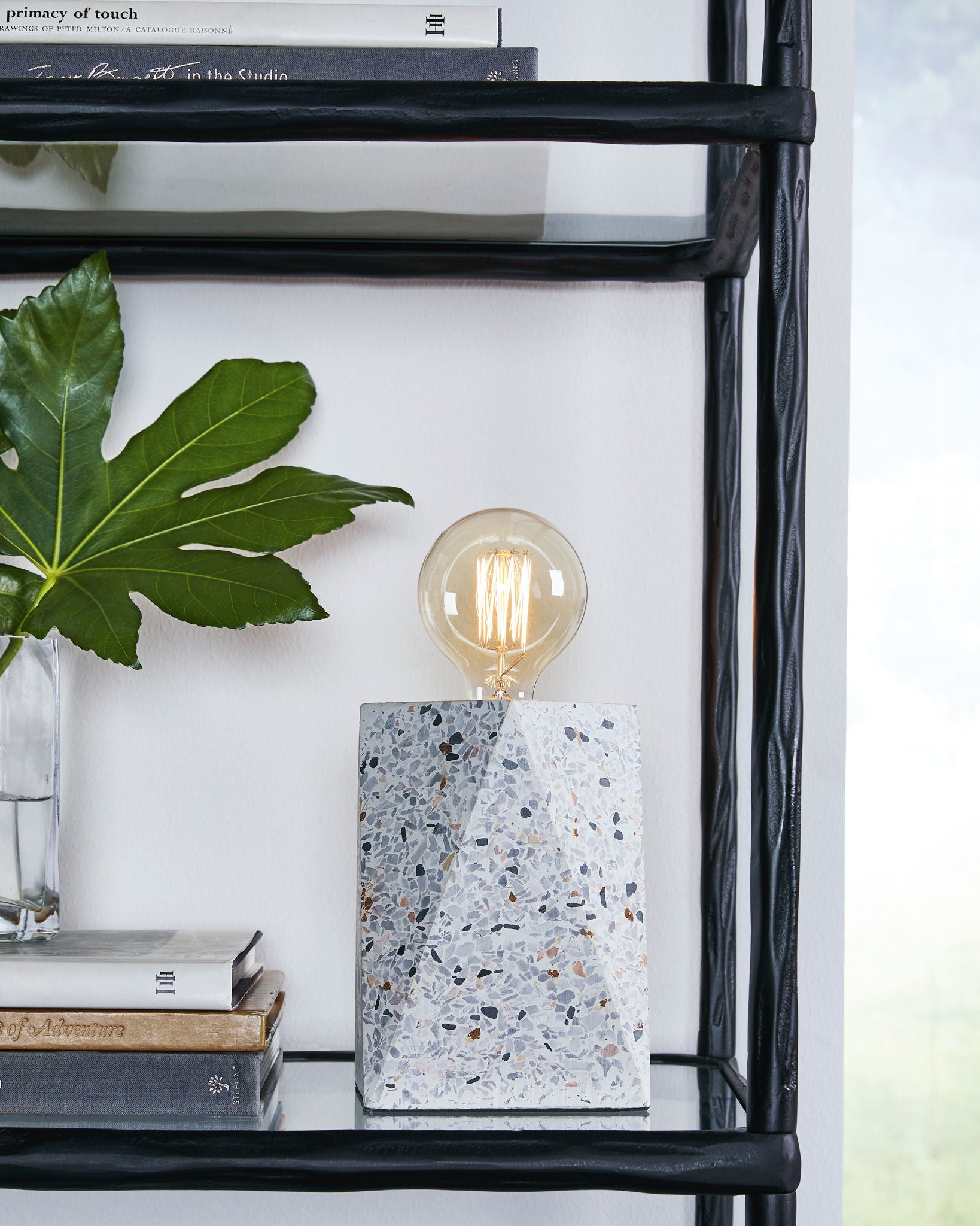 Maywick - White - Concrete Table Lamp - Urban Living Furniture (Los Angeles, CA)