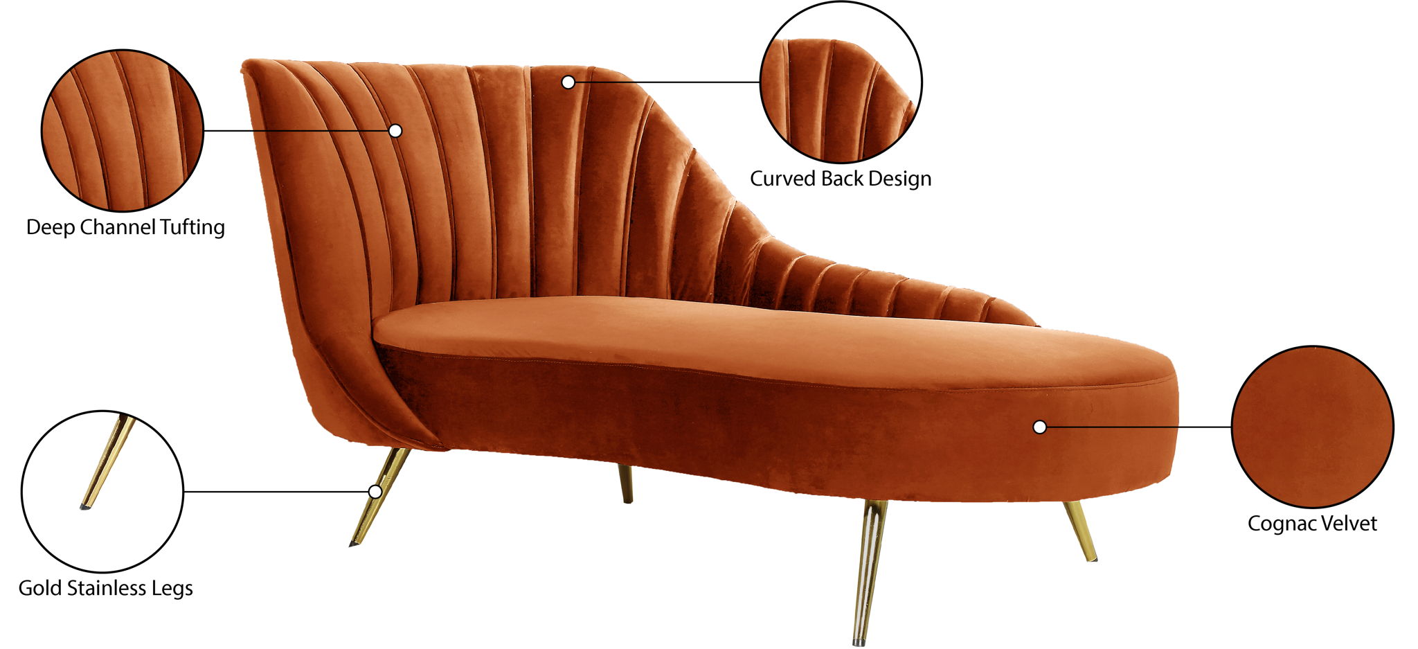 Margo - Chaise - Urban Living Furniture (Los Angeles, CA)