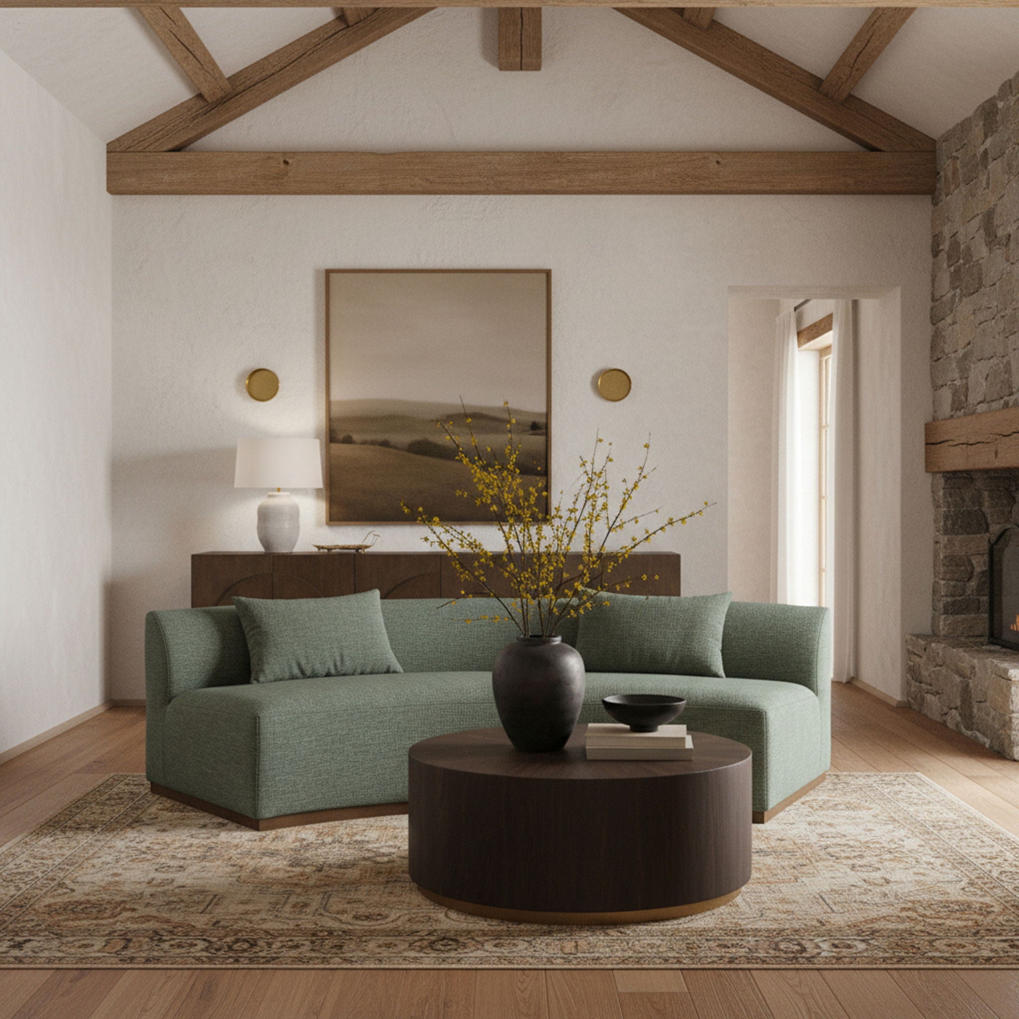 Avanti - 104" Chenille Fabric Upholstered Sofa - Urban Living Furniture (Los Angeles, CA)