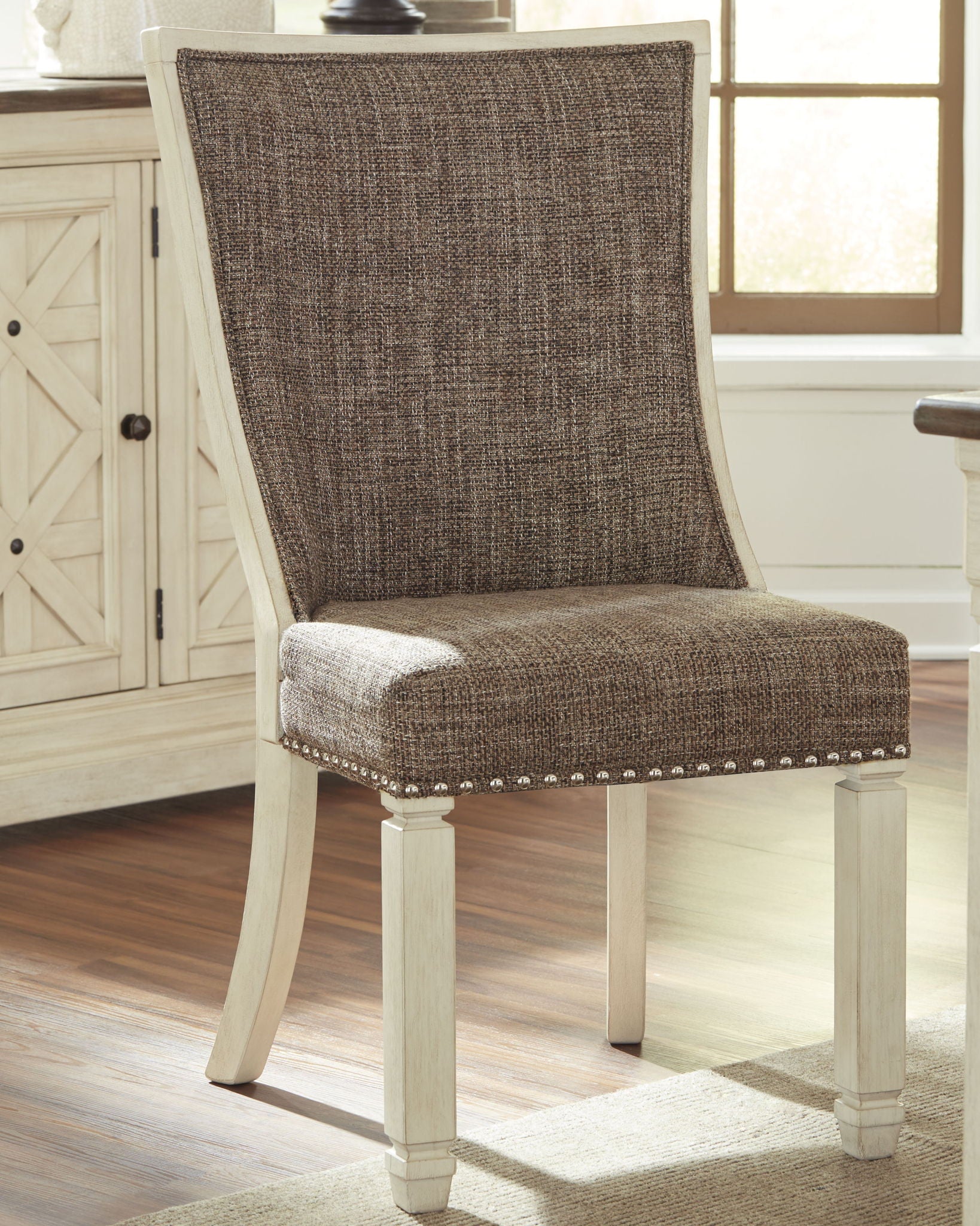 Bolanburg - Brown / Beige - Dining UPH Side Chair (Set of 2) - Lattice Back - Urban Living Furniture (Los Angeles, CA)