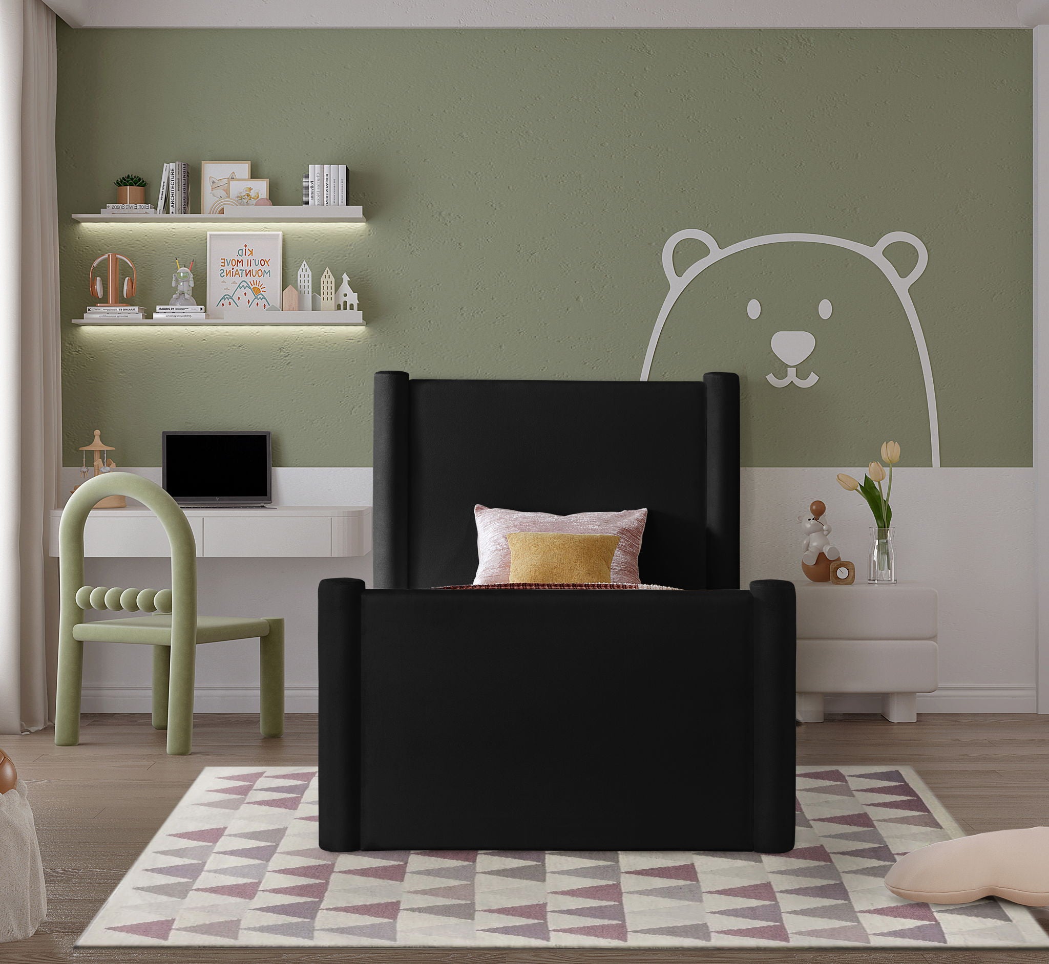 Elias - Velvet Bed - Urban Living Furniture (Los Angeles, CA)