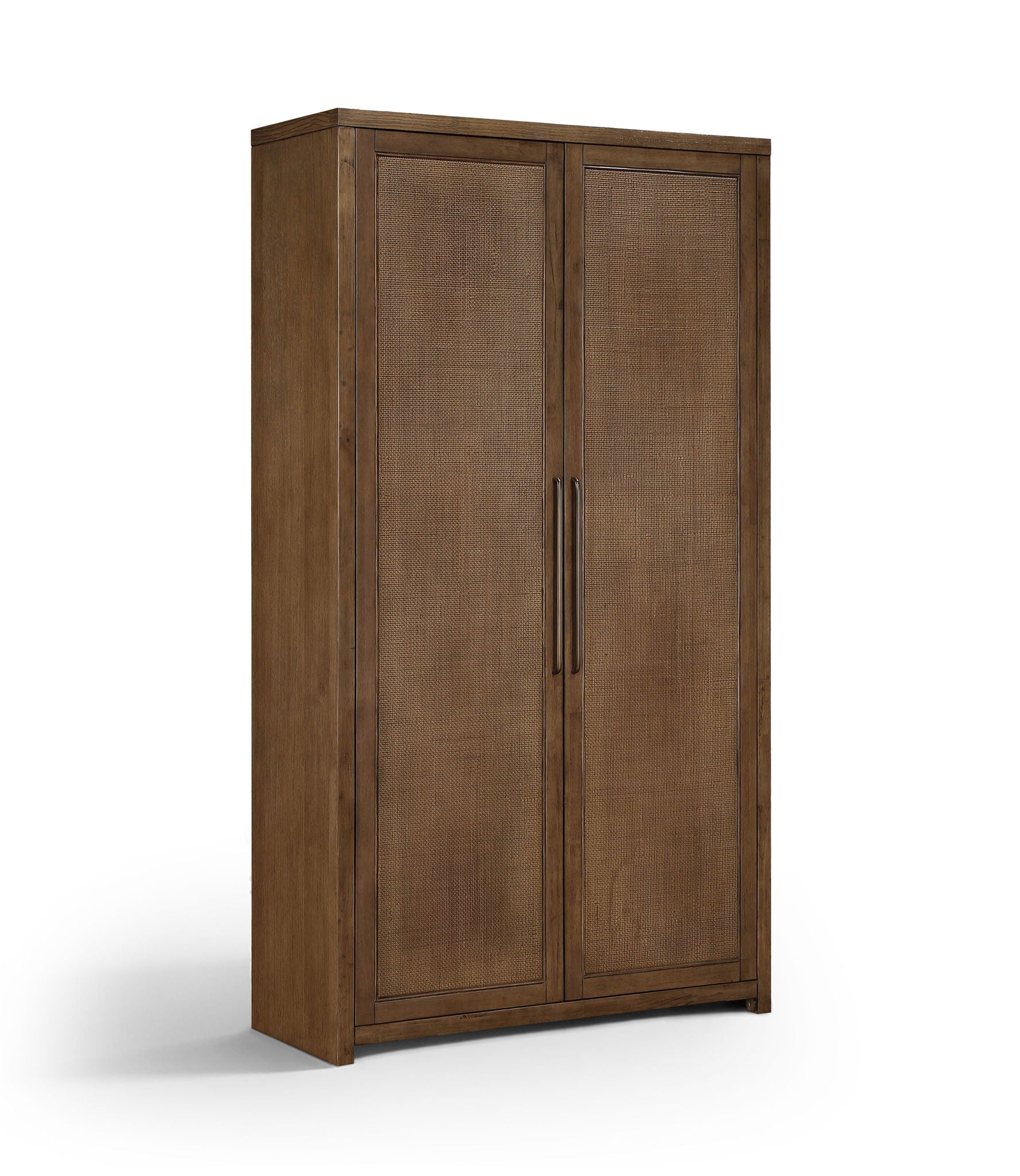 Vana - Solid Wood, Oak Veneer And Stainless Steel Storage Cabinet - Urban Living Furniture (Los Angeles, CA)