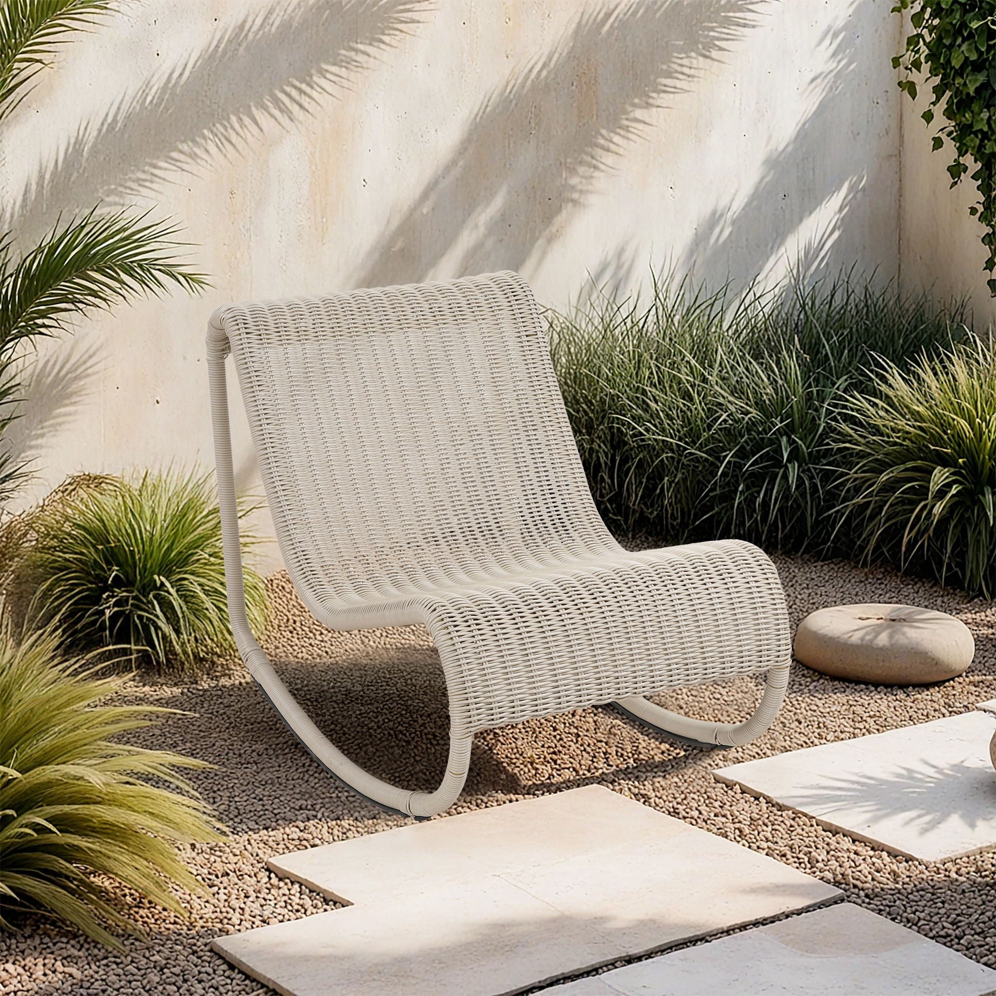 Antigua - Wicker Outdoor Patio Rocking Chair - Urban Living Furniture (Los Angeles, CA)