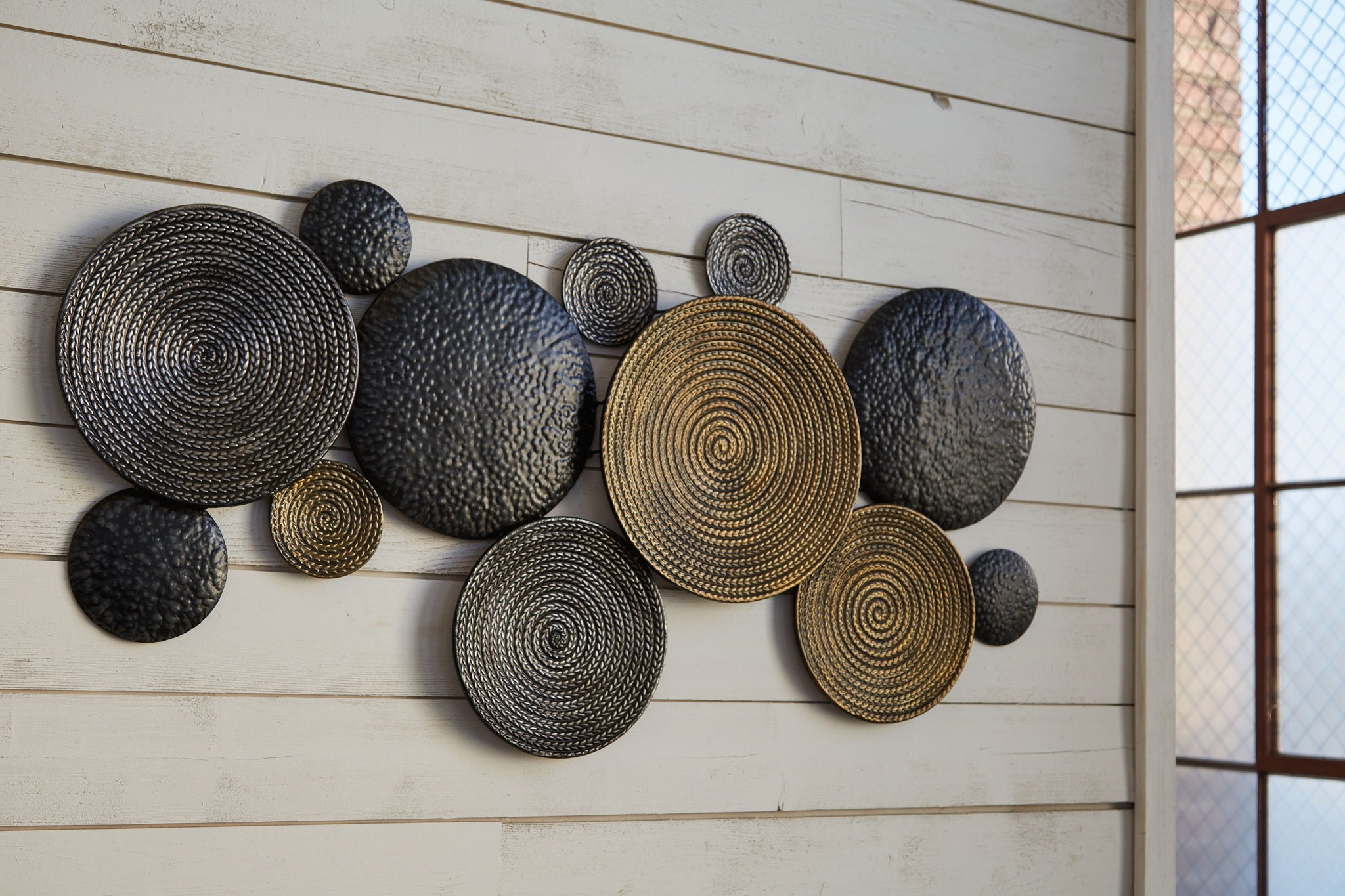 Emsley - Metallic / Black / Gray - Wall Decor - Urban Living Furniture (Los Angeles, CA)