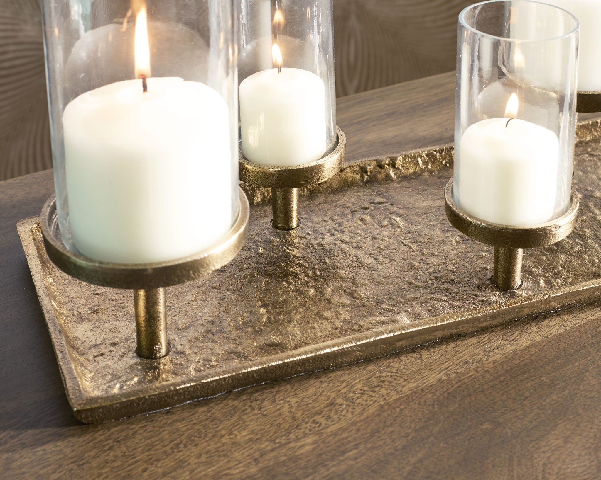 Wallmond - Antique Brass Finish - Candle Holder - Urban Living Furniture (Los Angeles, CA)
