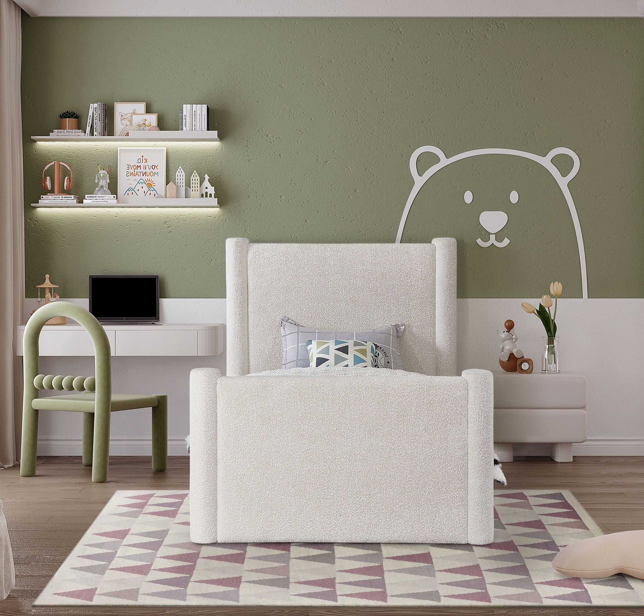 Elias - Boucle Bed - Urban Living Furniture (Los Angeles, CA)