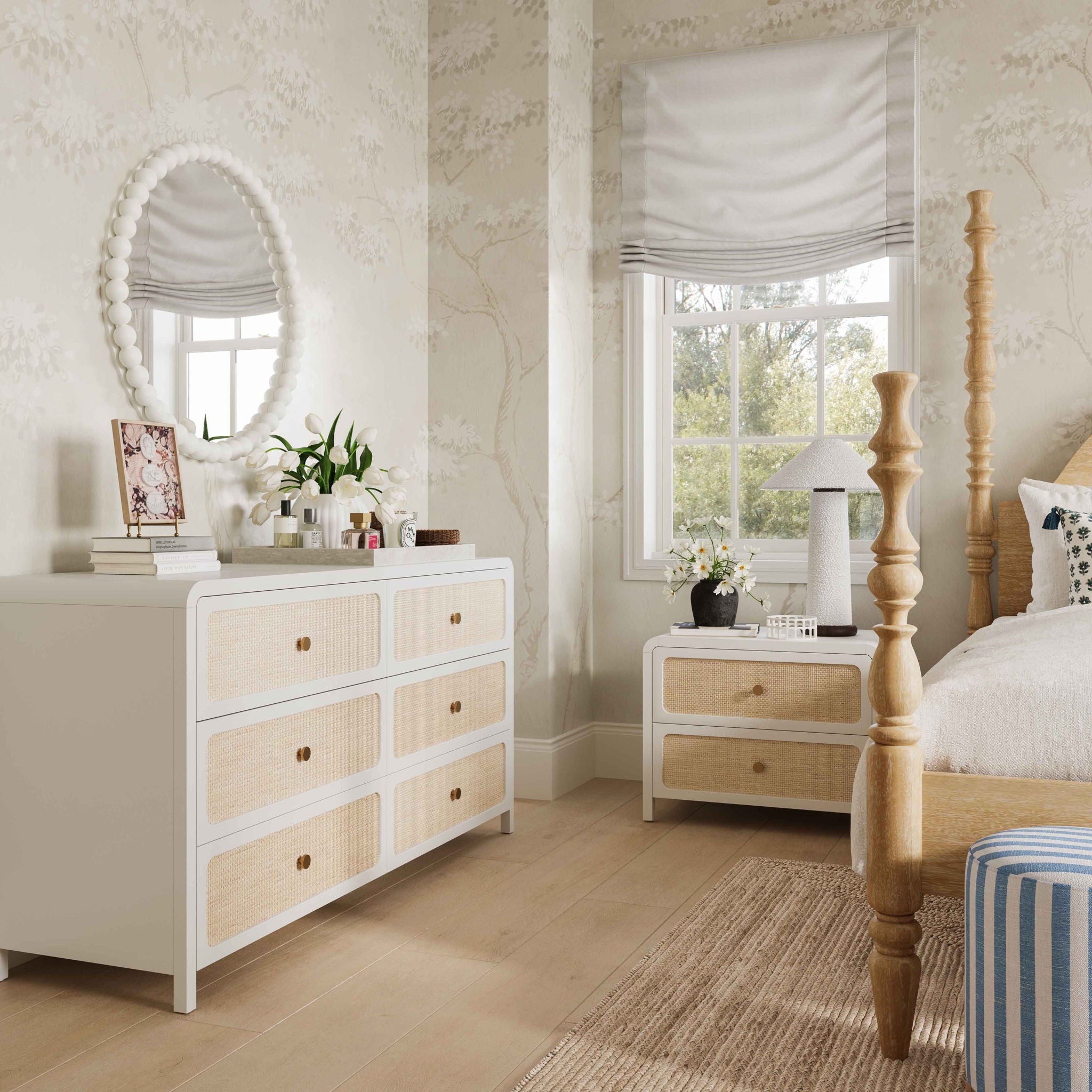 Patty - Rattan 2-Drawer Nightstand - Urban Living Furniture (Los Angeles, CA)