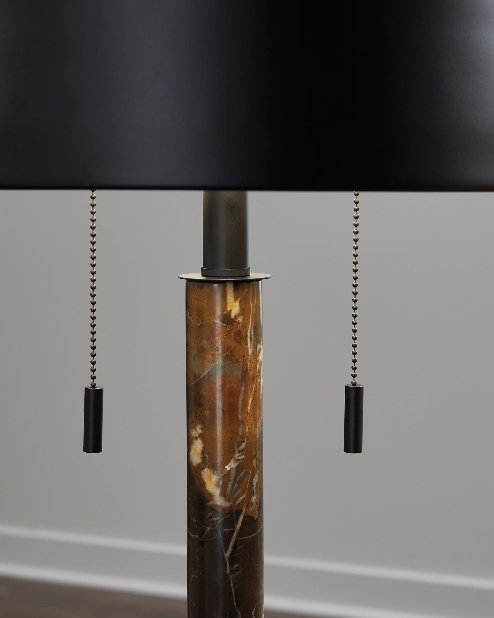 Alanbert - Brown / Black - Metal Table Lamp - Urban Living Furniture (Los Angeles, CA)