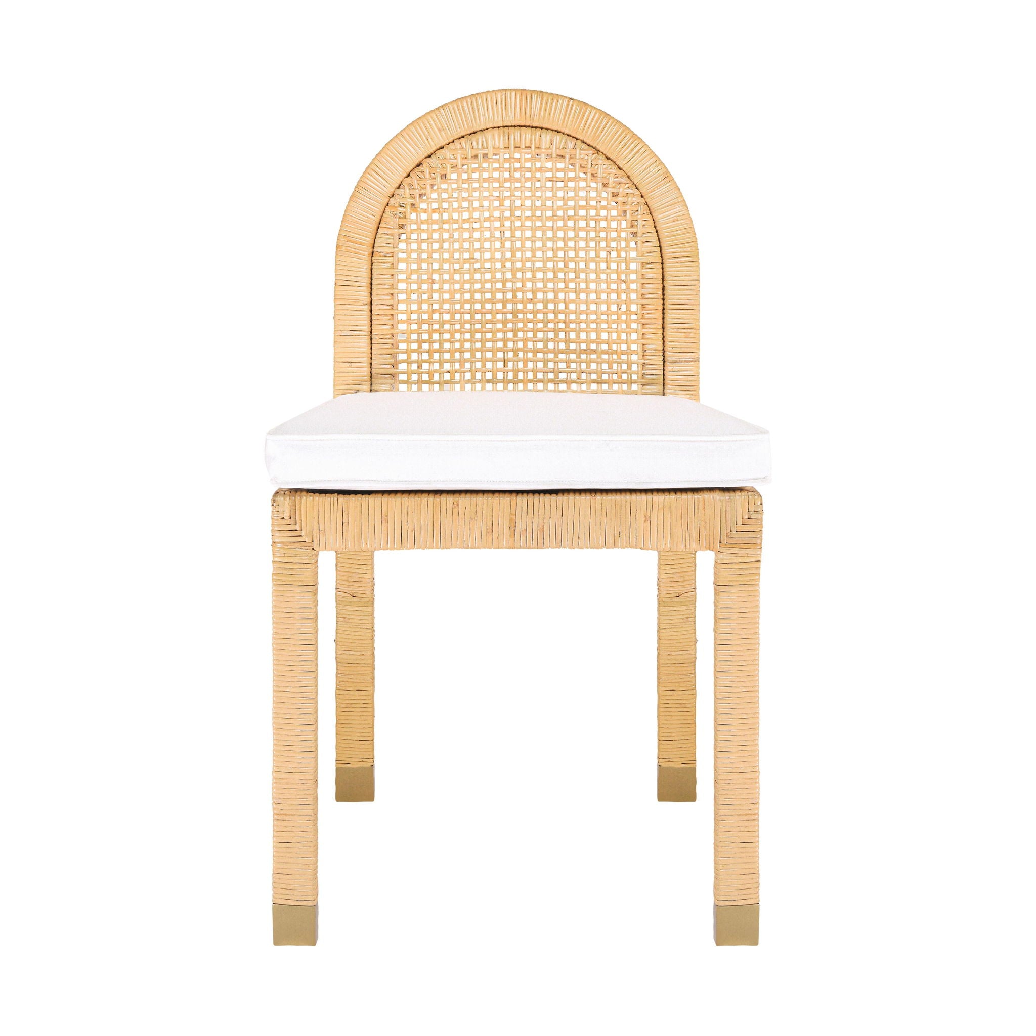 Amara - Rattan Arched Back Dining Chair - Natural - Urban Living Furniture (Los Angeles, CA)