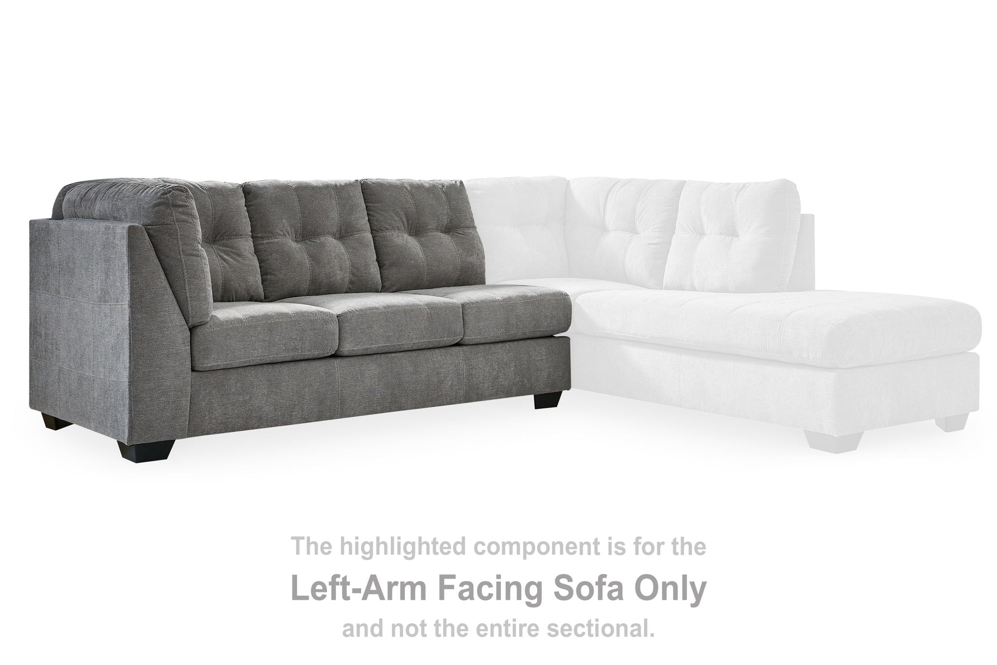 Marleton - Gray - Laf Sofa - Urban Living Furniture (Los Angeles, CA)