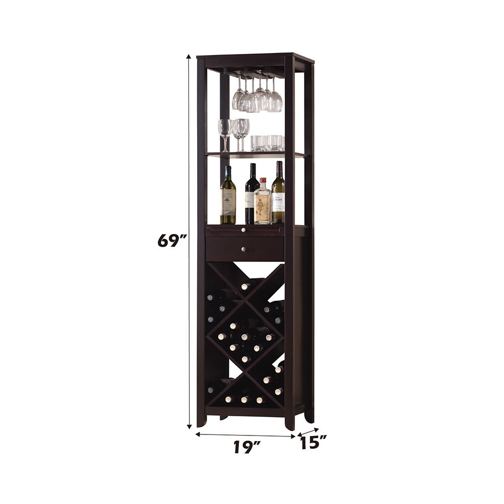 Casey - Wine Cabinet - Wenge - Urban Living Furniture (Los Angeles, CA)