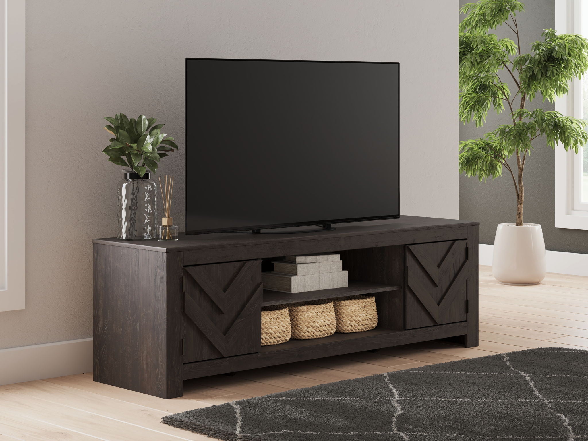 Cayboni - LG TV Stand With Fireplace Option - Urban Living Furniture (Los Angeles, CA)