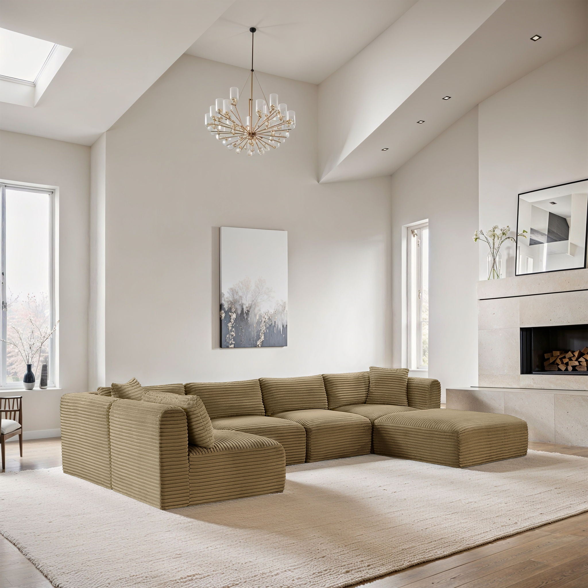 Shaggy - 6 Piece Modular U-Shaped Sectional - Urban Living Furniture (Los Angeles, CA)