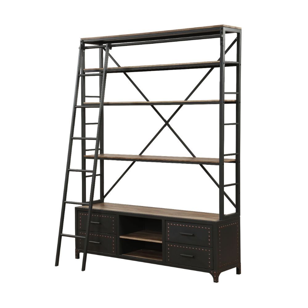 Actaki - Bookshelf & Ladder - Urban Living Furniture (Los Angeles, CA)
