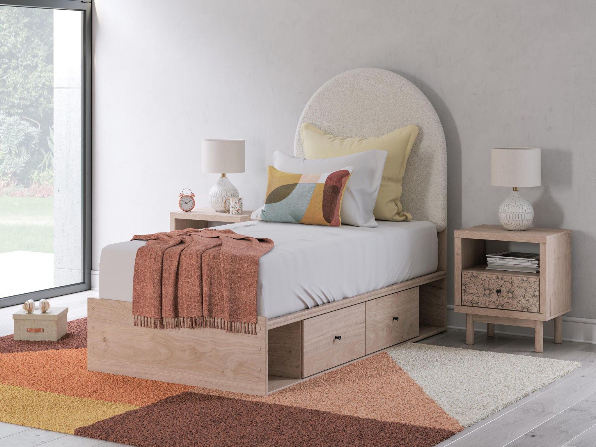 Arloster - Upholstered Panel Bed - Urban Living Furniture (Los Angeles, CA)
