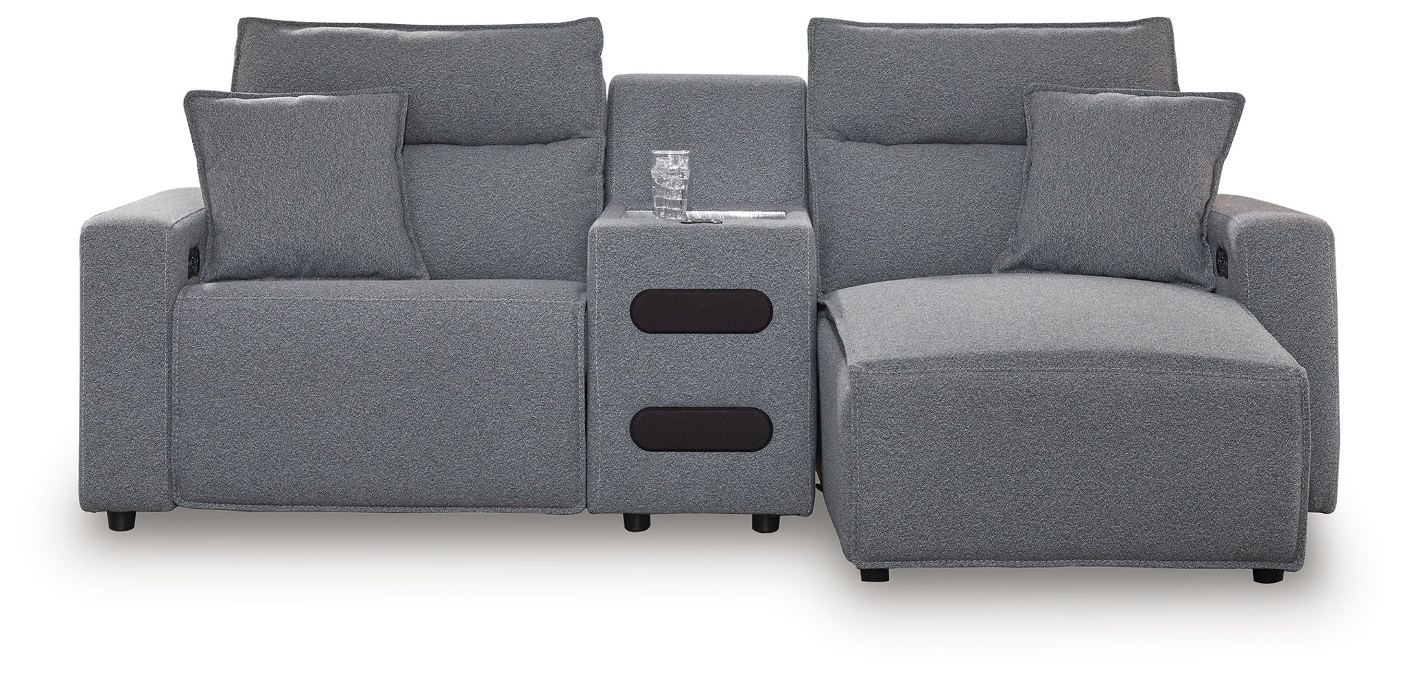 ModMax II - Salt And Pepper - Reclining Sectional - Urban Living Furniture (Los Angeles, CA)