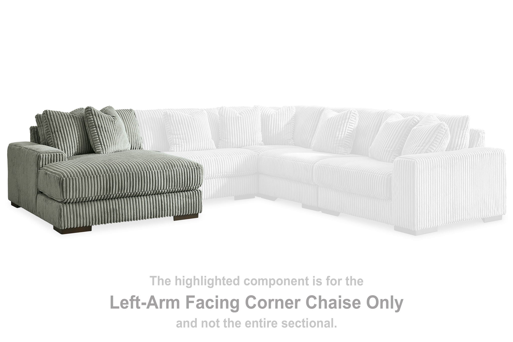 Lindyn - Fog - LAF Corner Chaise - Urban Living Furniture (Los Angeles, CA)