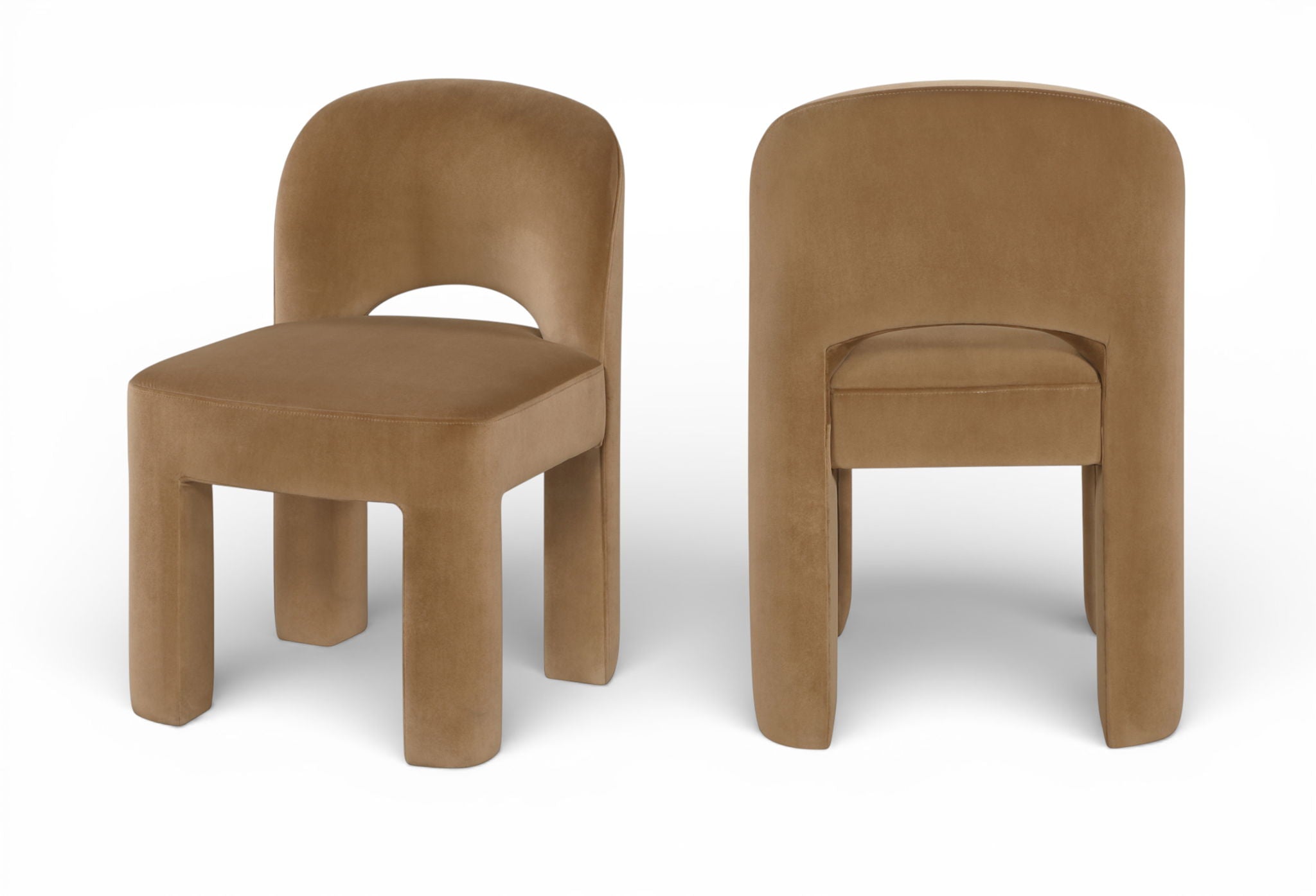 Celine - Velvet Performance Fabric Upholstered Dining Chair (Set of 2) - Urban Living Furniture (Los Angeles, CA)