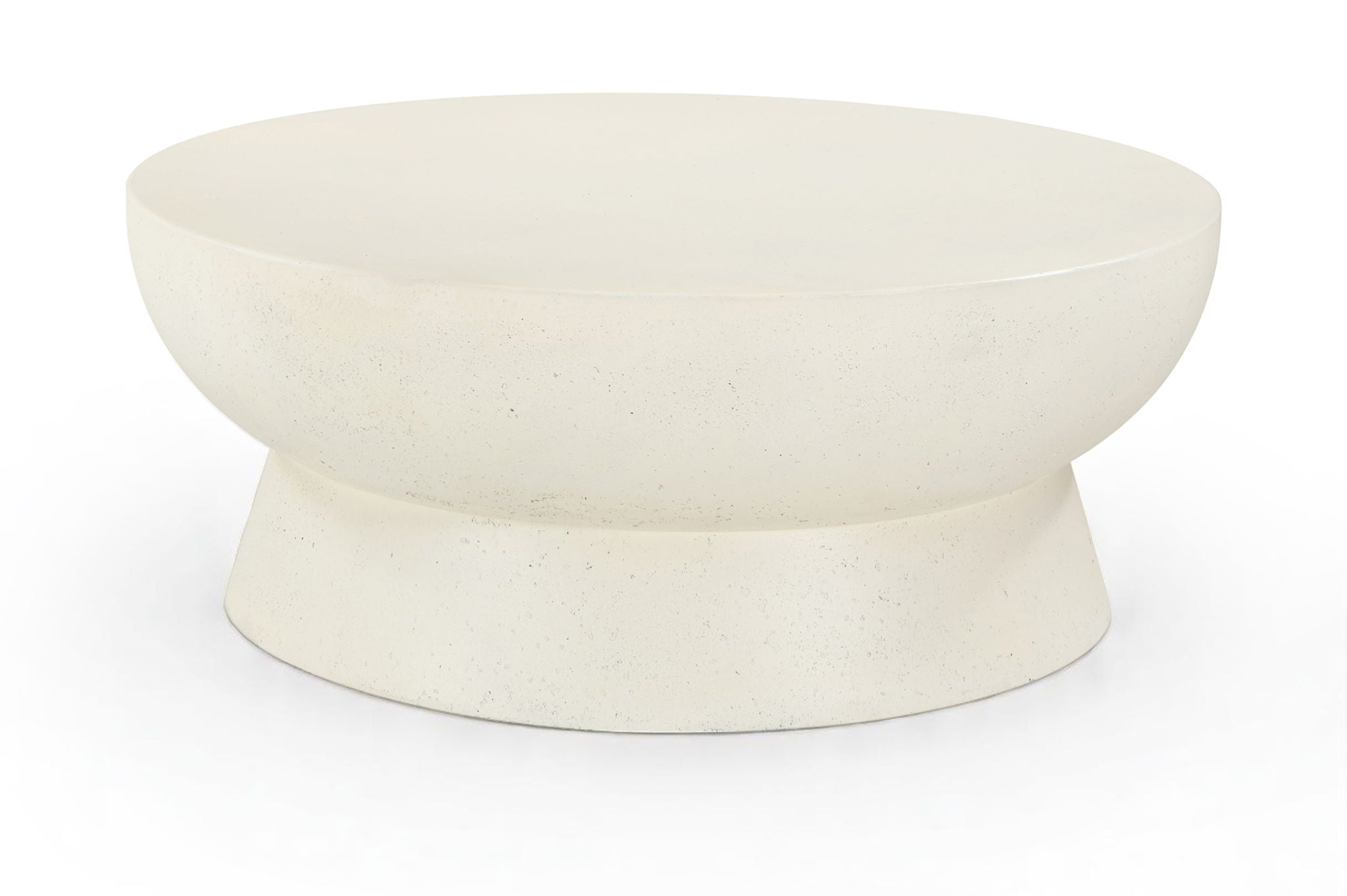 Avaya - Concrete And Fiberglass Indoor / Outdoor Coffee Table - Cream - Urban Living Furniture (Los Angeles, CA)