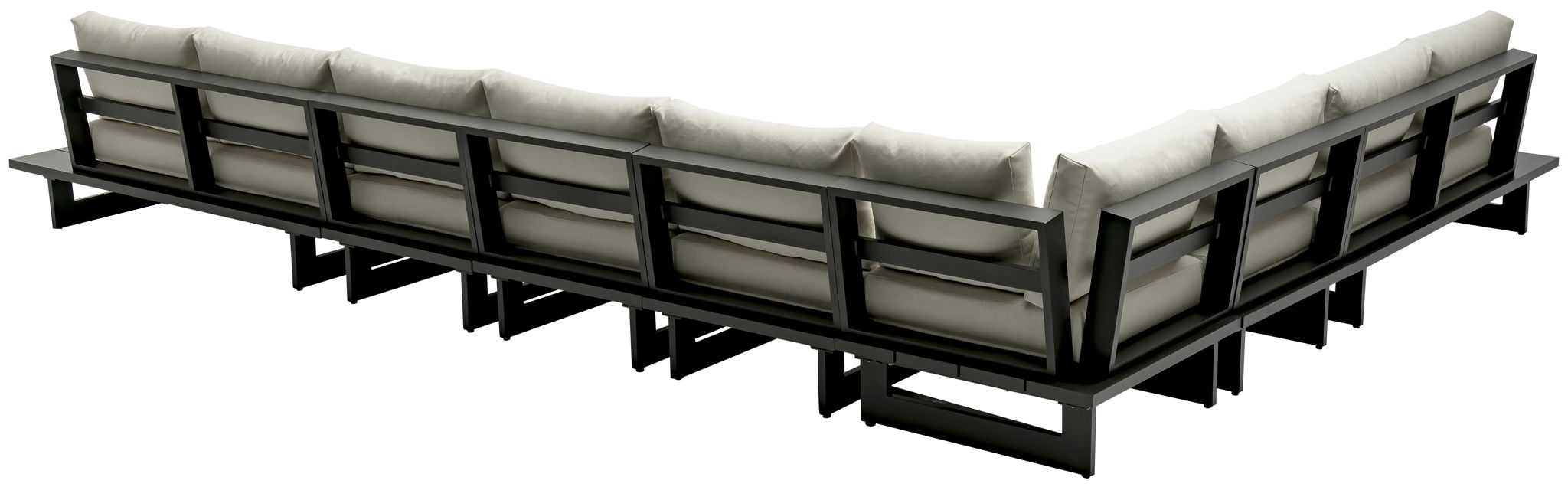 Maldives - 7 Piece Water Resistant Outdoor Patio Modular Sectional With Gray Base - Urban Living Furniture (Los Angeles, CA)