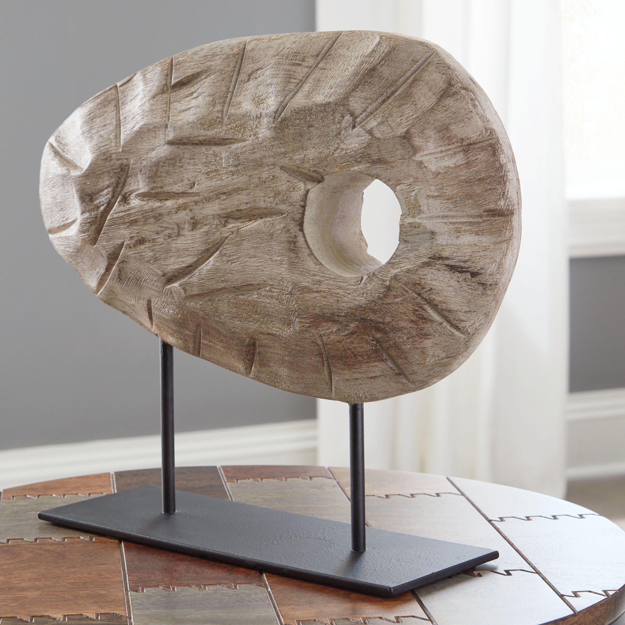 Dashburn - Antique White / Black - Sculpture - Urban Living Furniture (Los Angeles, CA)