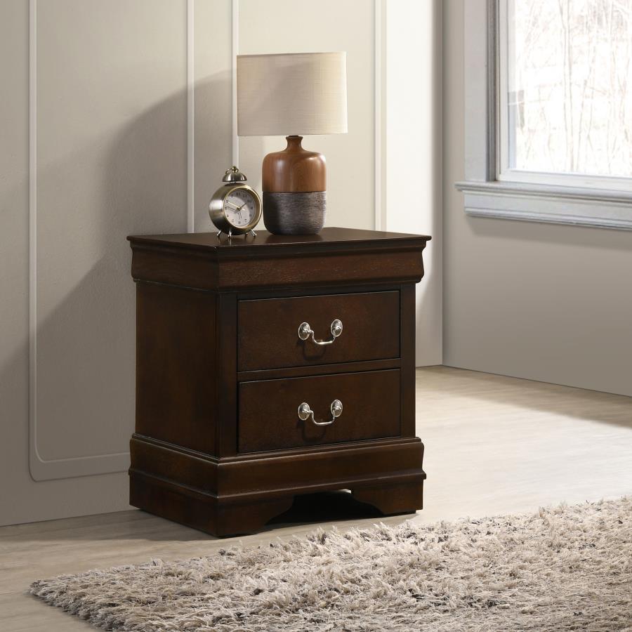 Louis Philippe - Two-drawer Nightstand - Urban Living Furniture (Los Angeles, CA)