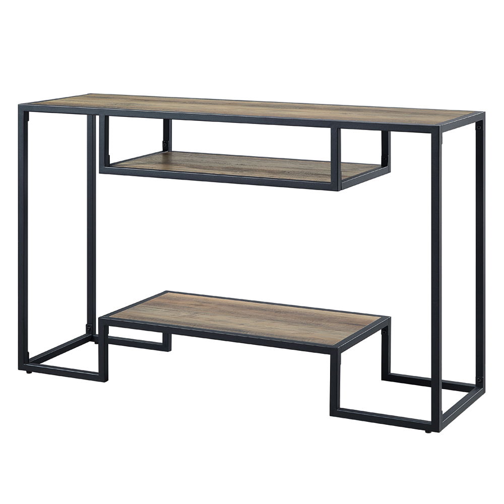 Idella - Sofa Table - Rustic Oak & Black - Urban Living Furniture (Los Angeles, CA)
