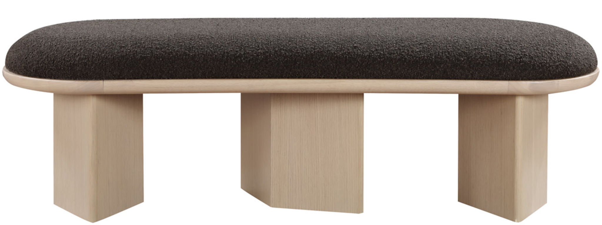 Wilshire - Bench With Natural Base - Urban Living Furniture (Los Angeles, CA)