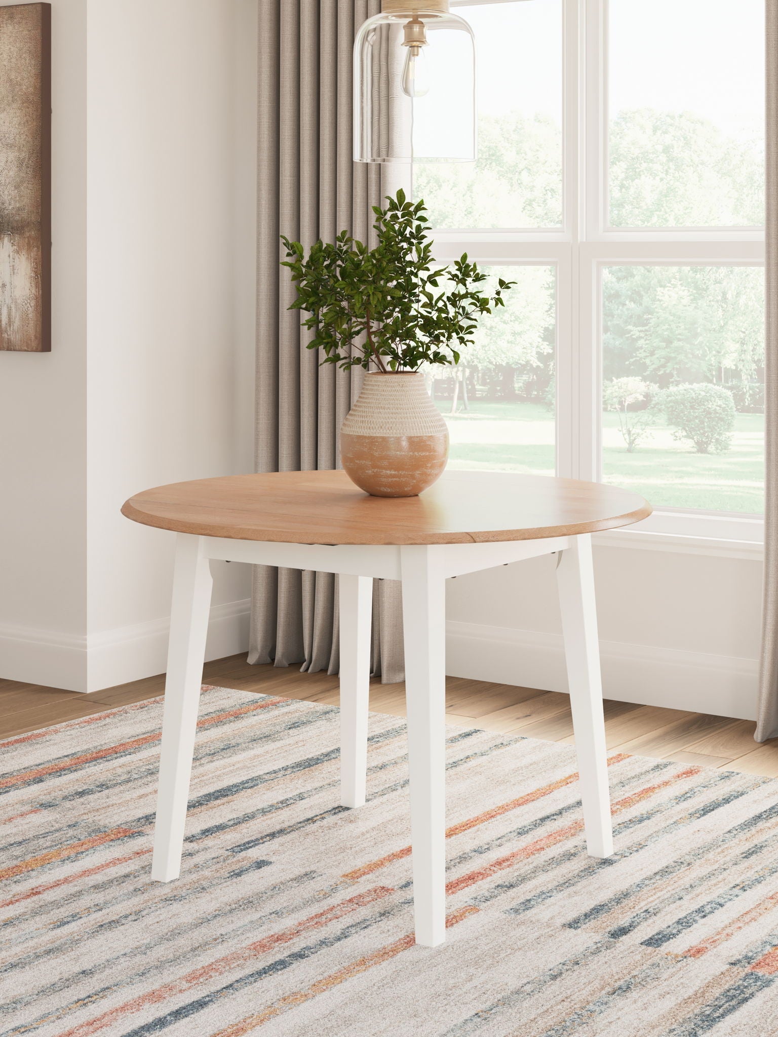 Gesthaven - Round Dining Room Drop Leaf Table - Urban Living Furniture (Los Angeles, CA)