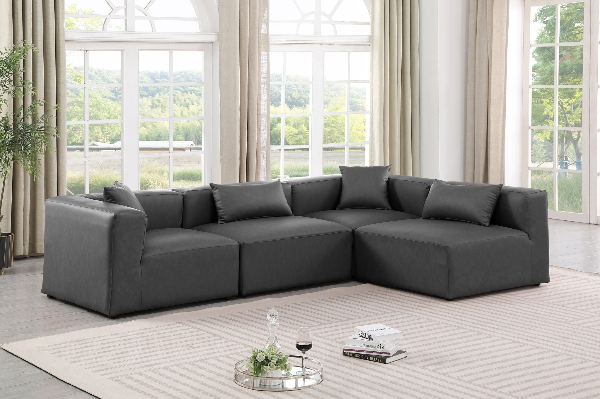 Cube - 4 Piece Modular Corner Sectional