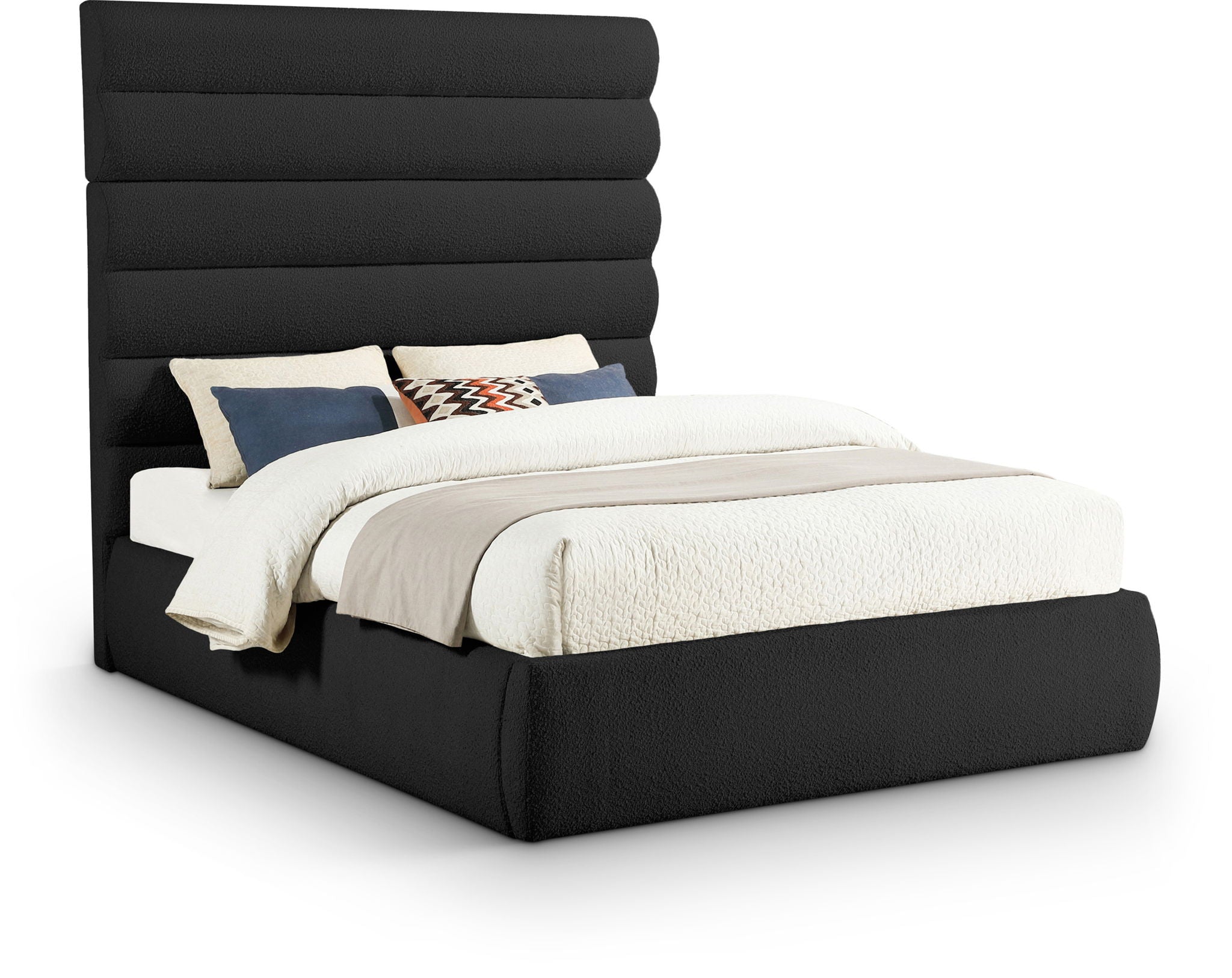 Adam - Boucle Fabric Bed With 70.5" Headboard - Urban Living Furniture (Los Angeles, CA)