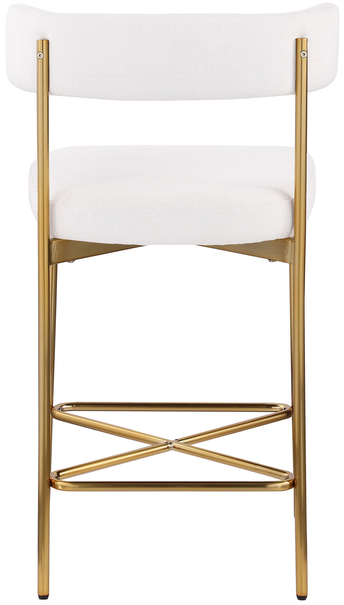 Rivage - Durable Stool With Gold Frame (Set of 2) - Urban Living Furniture (Los Angeles, CA)