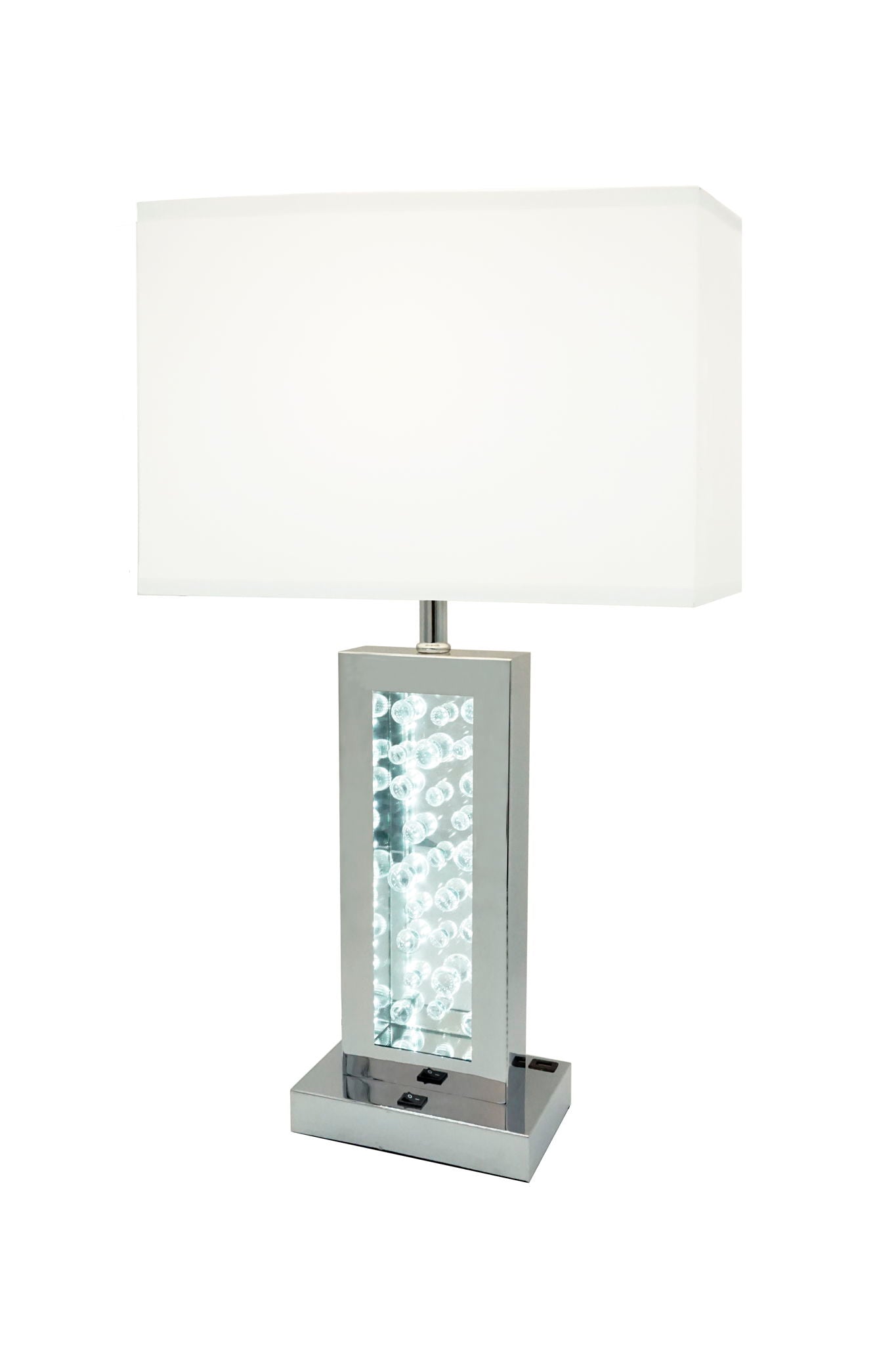Monica - Table Lamp - Chrome - Urban Living Furniture (Los Angeles, CA)